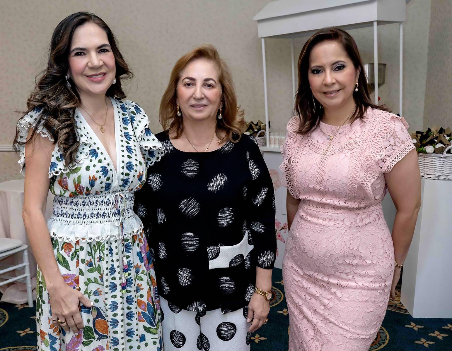 Denia Flores Gómez, Yolanda Ganineh y Sandra Matta.