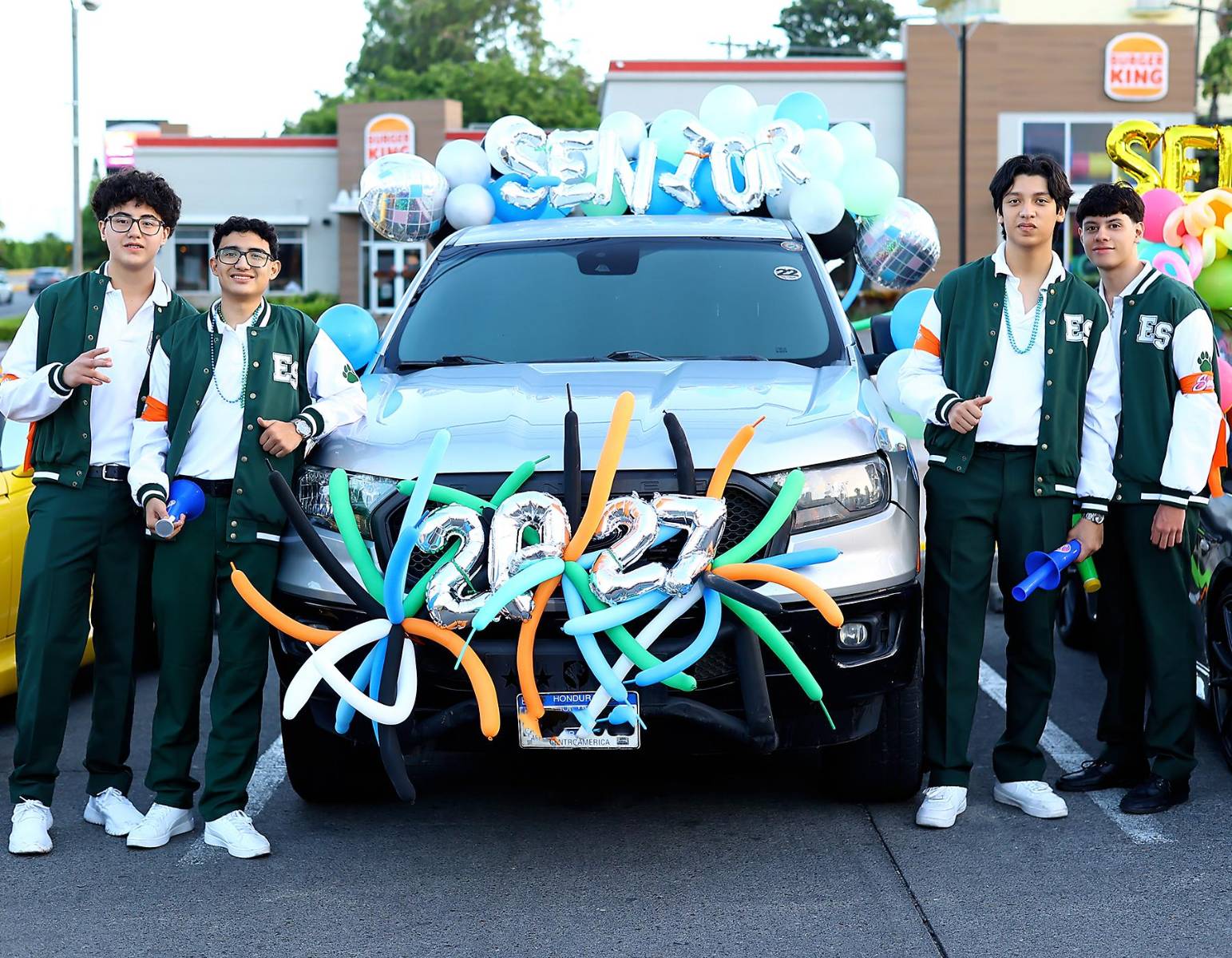 Gabriel Valladares, Juan Padilla, Aaron Canales y Alejandro Molina