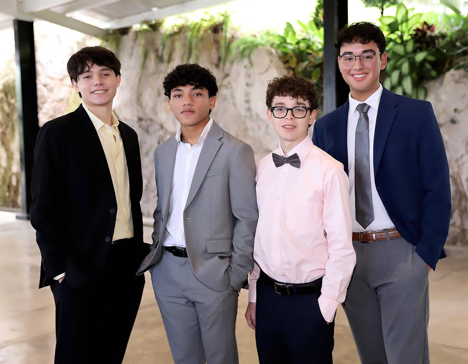 Santiago Castillo, Eduardo Díaz, Filippo Espinosa y Mario Funes.