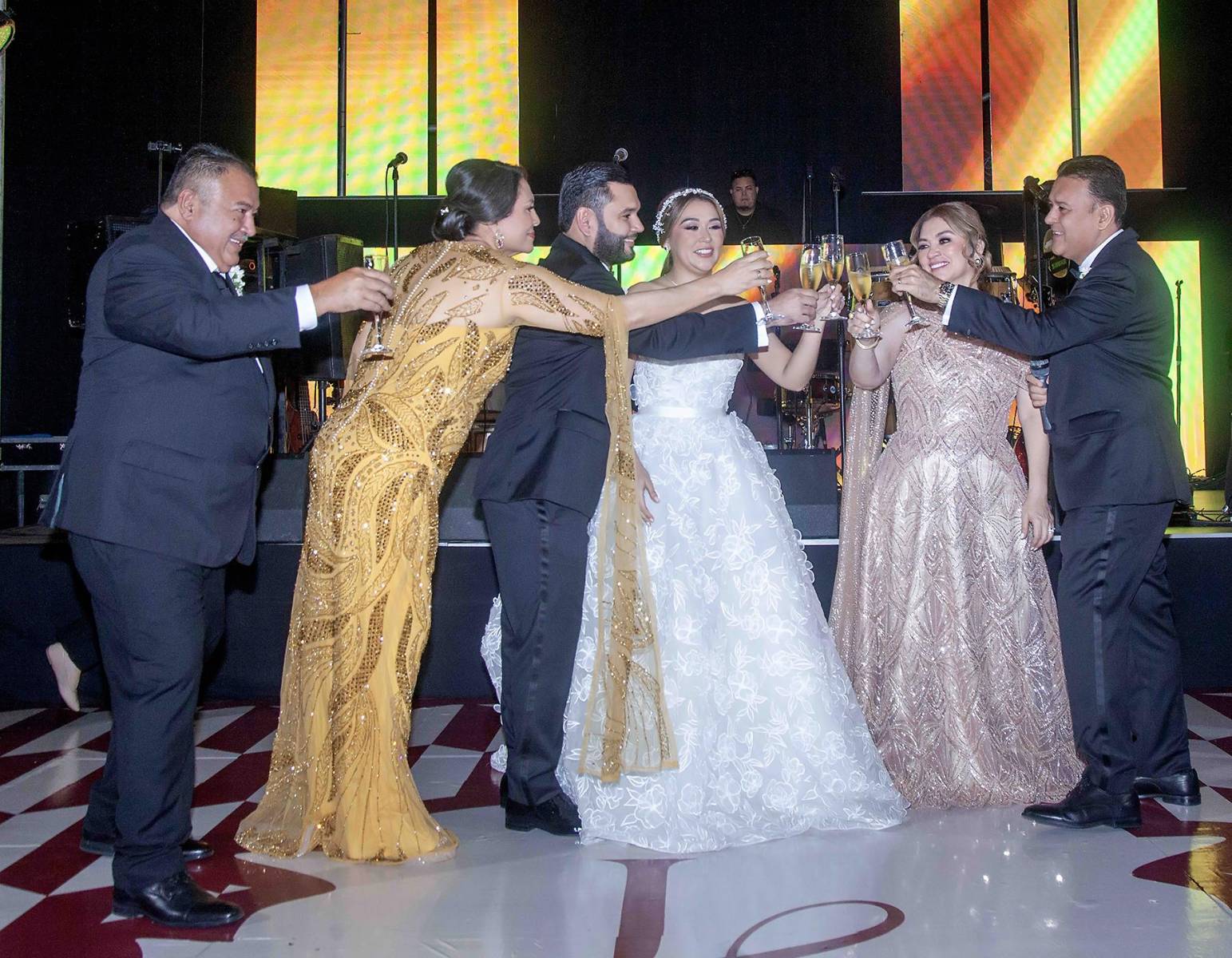 La recepción nupcial de Josué Contreras y Jenny Maldonado
