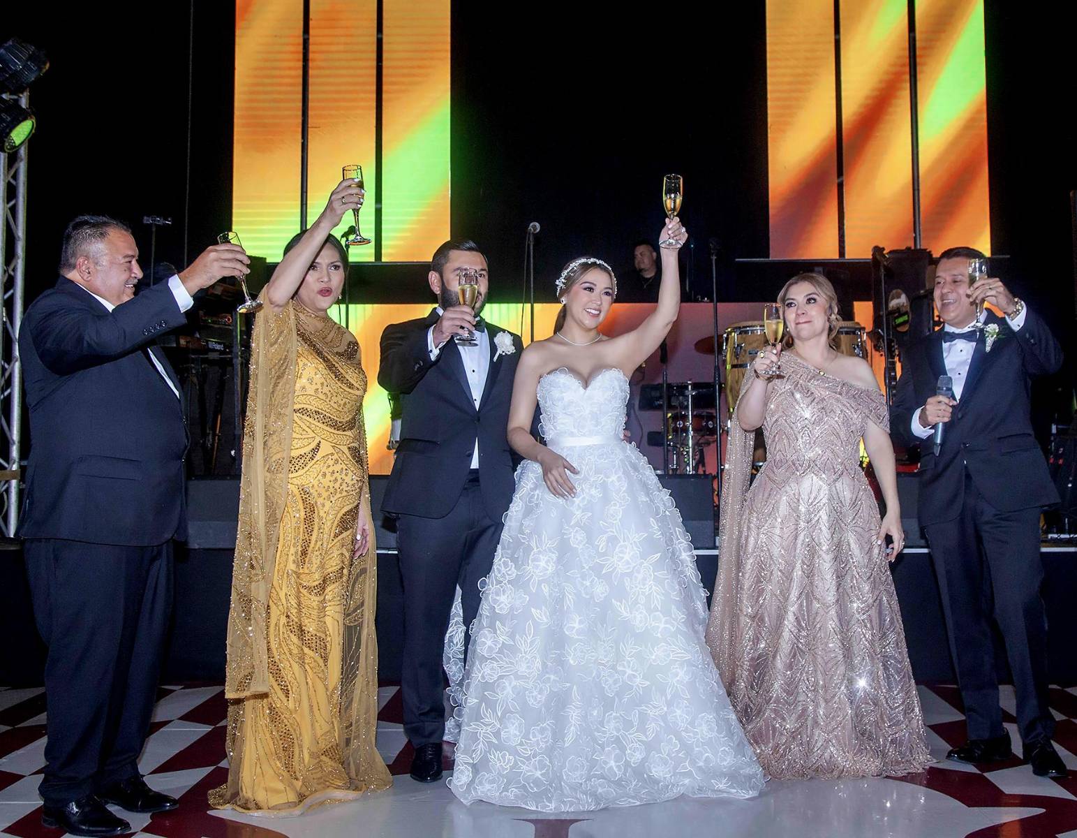 La recepción nupcial de Josué Contreras y Jenny Maldonado