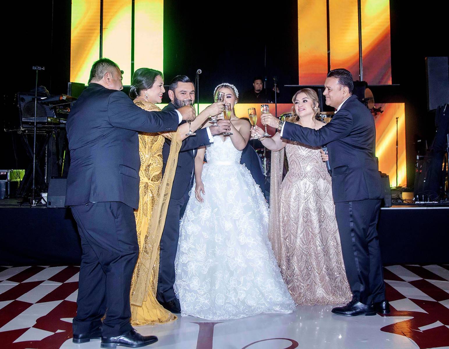 La recepción nupcial de Josué Contreras y Jenny Maldonado