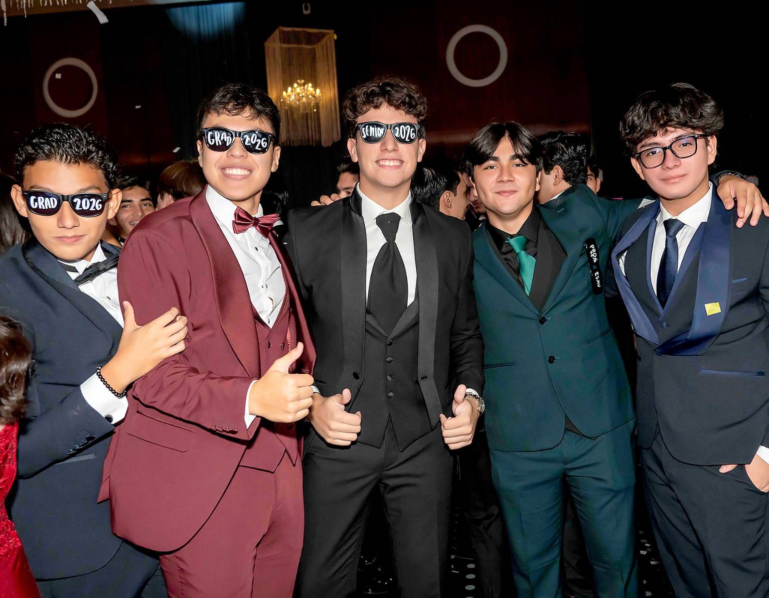 Francisco Fajardo, Luis Obando, Geovanny Michelen, Sebastián Flores y Ángel Padilla.