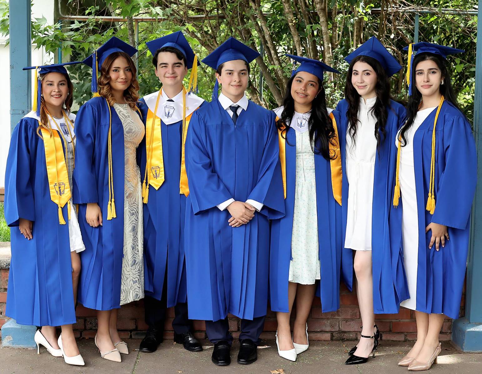 Génesis Gómez, María Mejía, Sebastián Chinchilla, Pedro Girón, Condesa Moran, Andrea Bando y Alejandra Casco