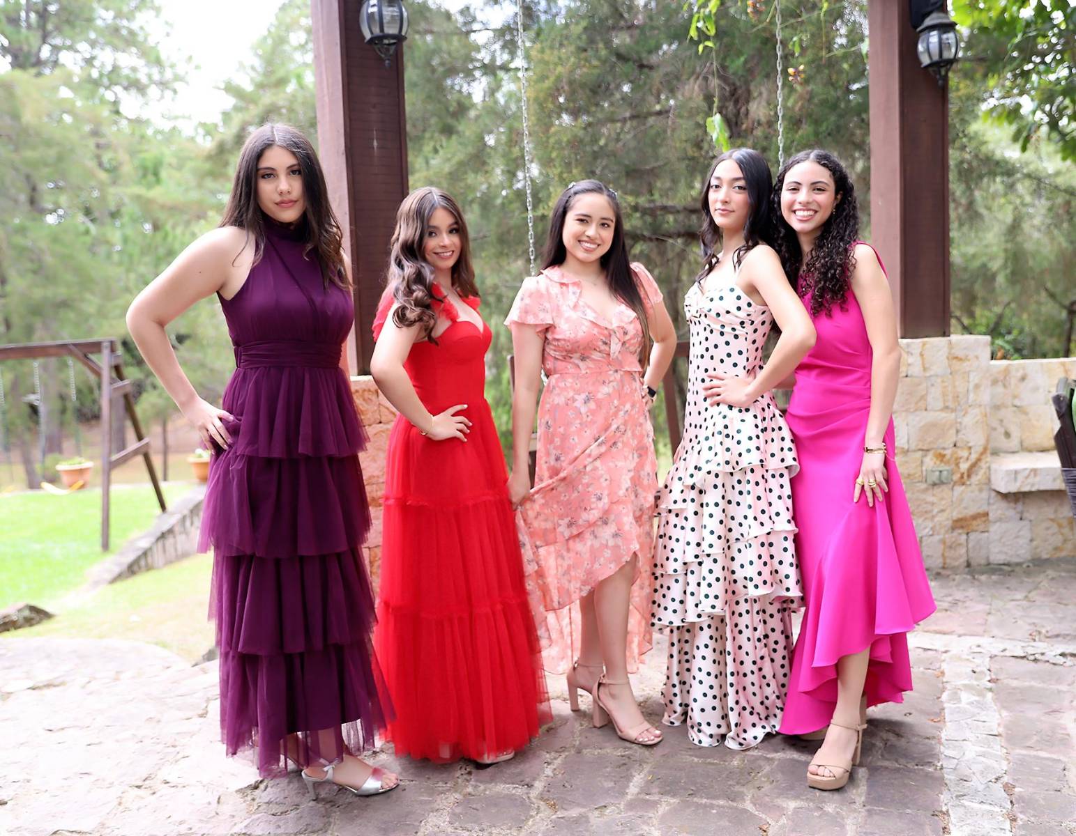 Elena Matute, Laura Ramírez, Desireé Lagos, Elena Pérez y Paulina Ávila.