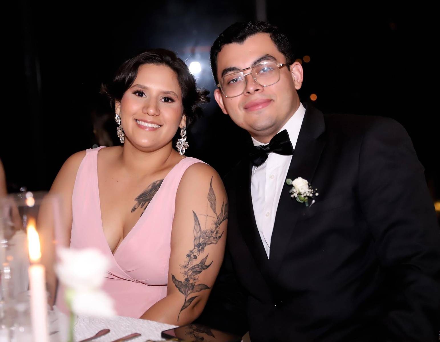 María Fernanda Villarreal yJean Moya.