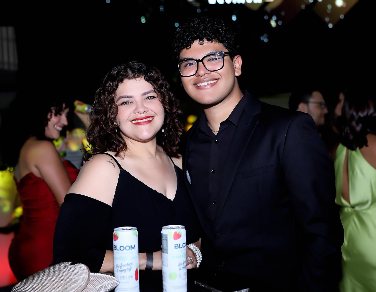 Patricia Cedeño y Carlos Banegas.