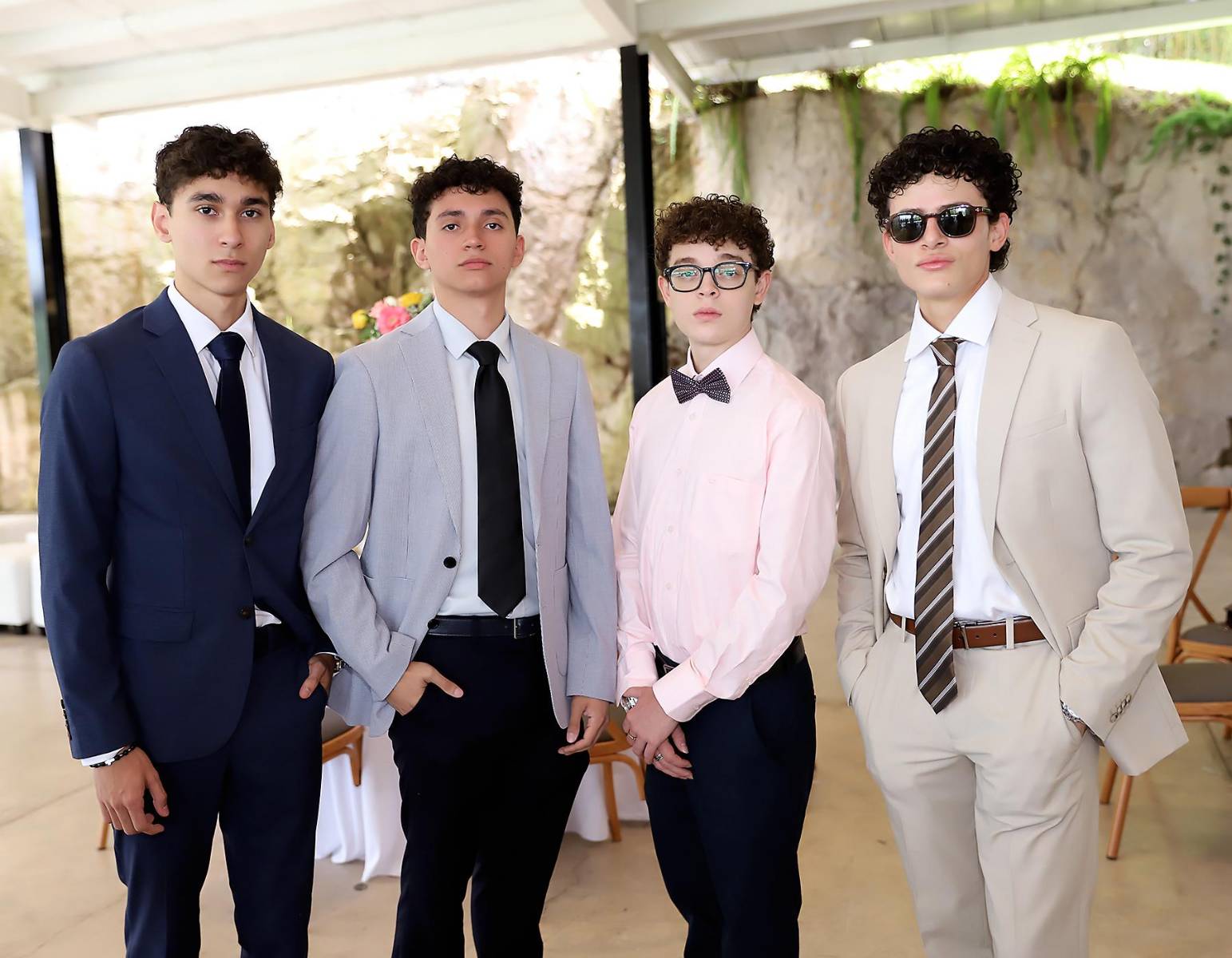 Mario Pineda, Gerardo Calona , Filippo Espinoza y Marvin Tróchez.