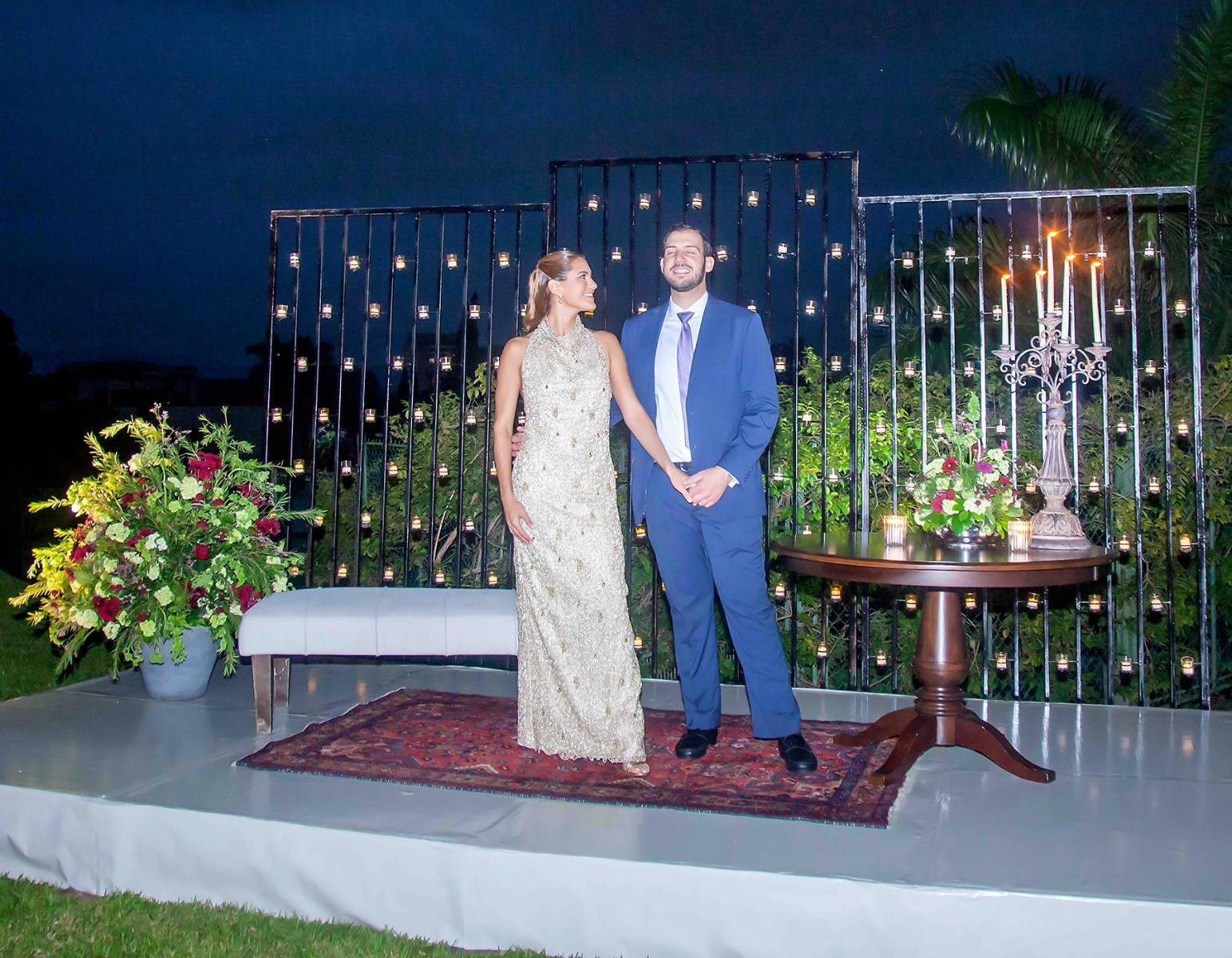 Marcela Andonie y Carlos Simán.