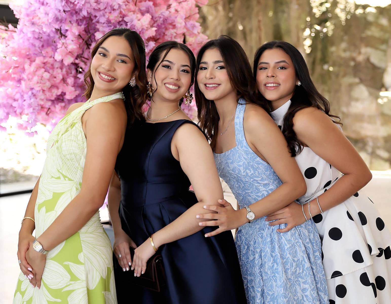 Viena Aguilar, María José Padilla , Camila Valladares y Ana Cáceres