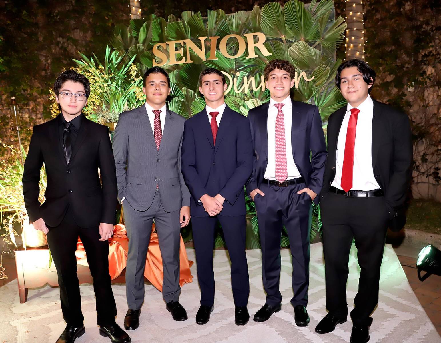 Daniel García, Felipe Oliva, Tomás Simón, Carlos Santos y Enrique Ramírez.