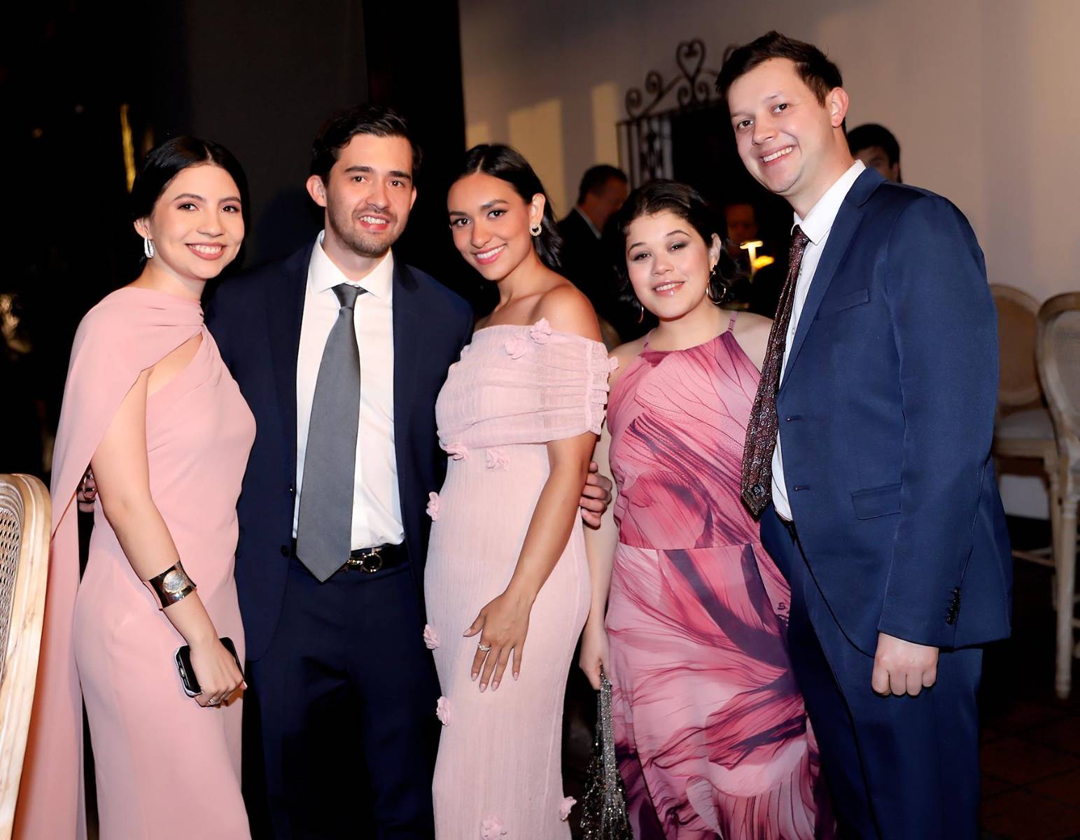 Ariana Silva, Eduardo Quan, Claudia Trabanino, Yohana Seidel y Lukas Leikauf 