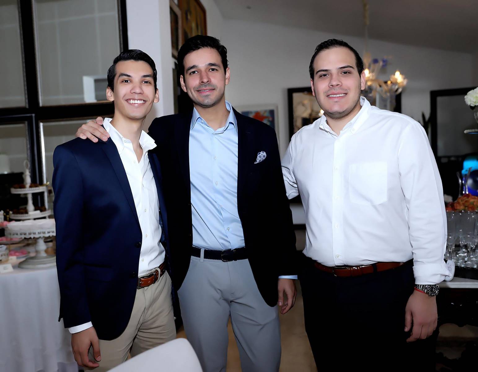Alfredo Lara , Juan Carlos Pineda y Rodrigo Lara.