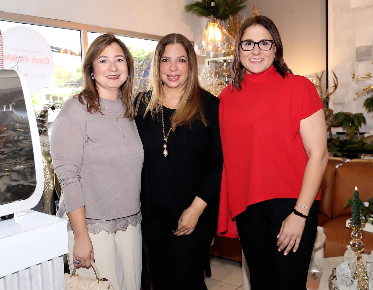 Gabriela Casco, Norma García y Lineth Vega. 