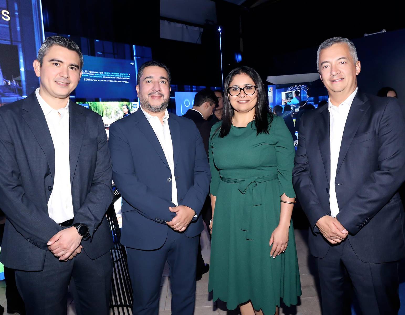 Fredy Romero, Héctor Espinal, Madai Arrazola y Diego Tovar. 