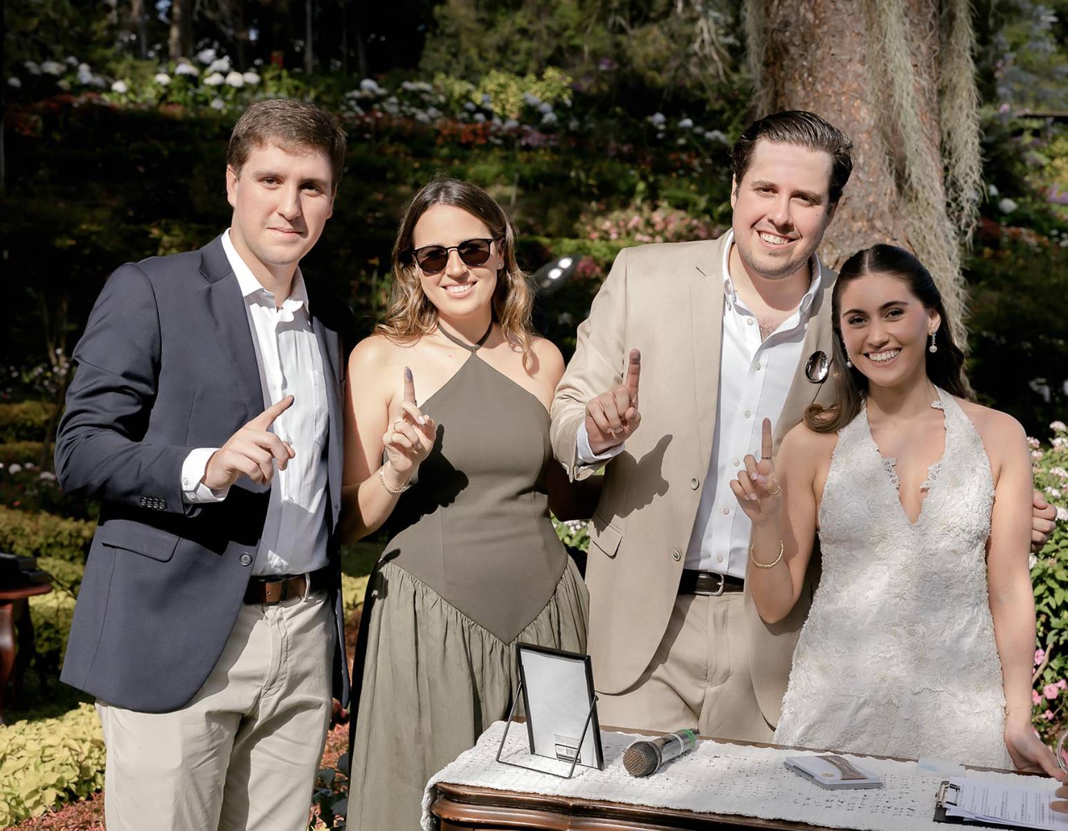 La boda civil de Johannes Müller y Ruth Panayotti