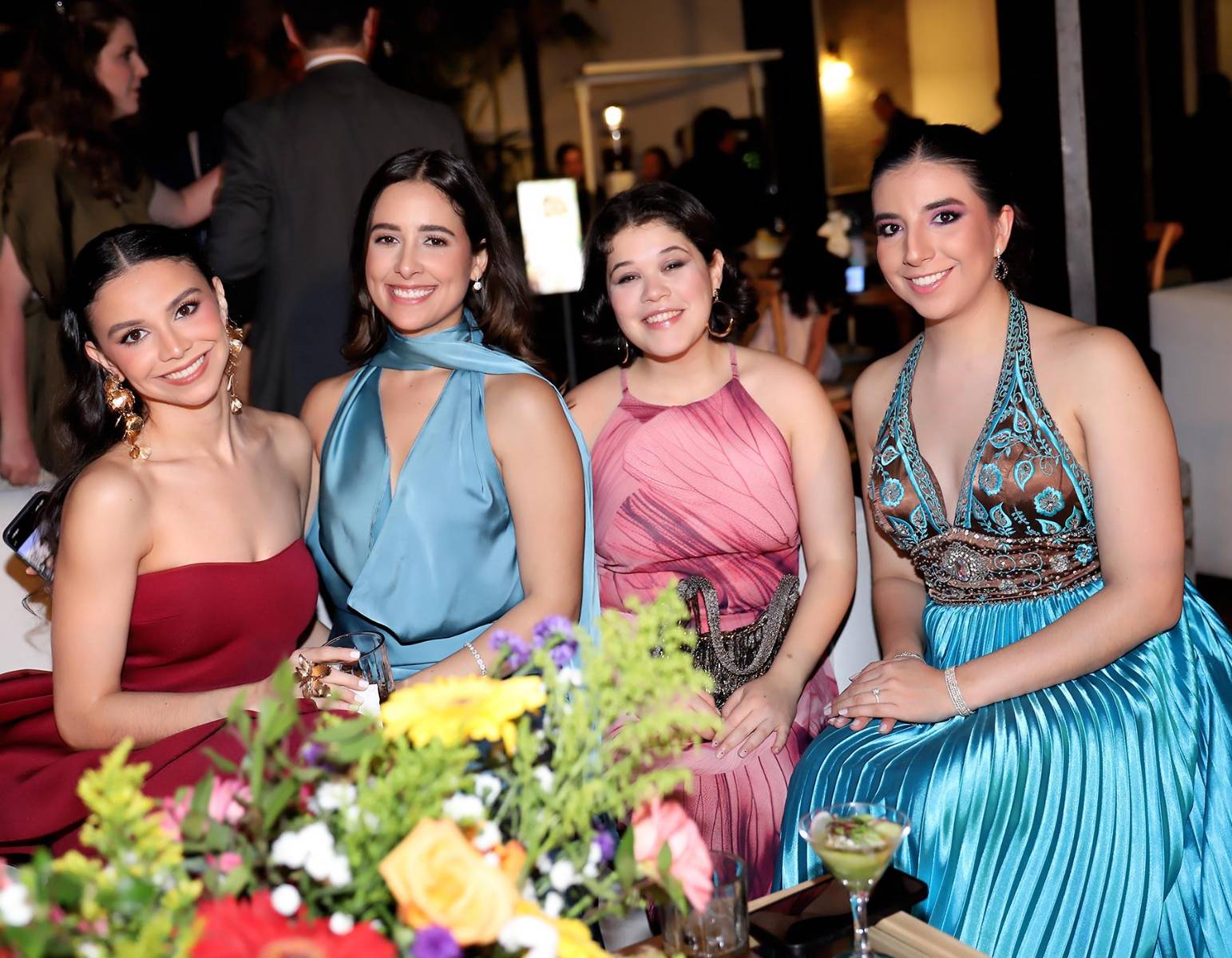 Jessica Rodríguez, María José Lacayo, Yohana Seidel y Valentina Dubón