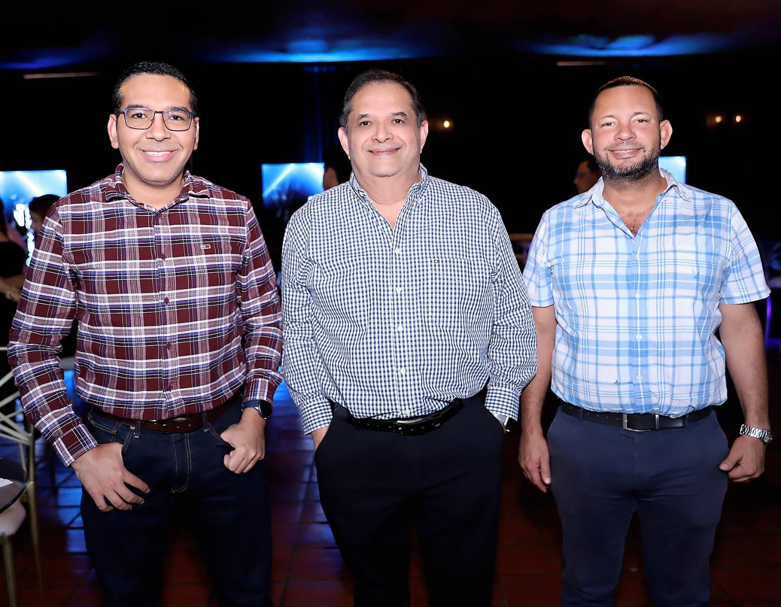 Rafael Chirinos, Edmundo Carrasco y Ariel Aguilar.