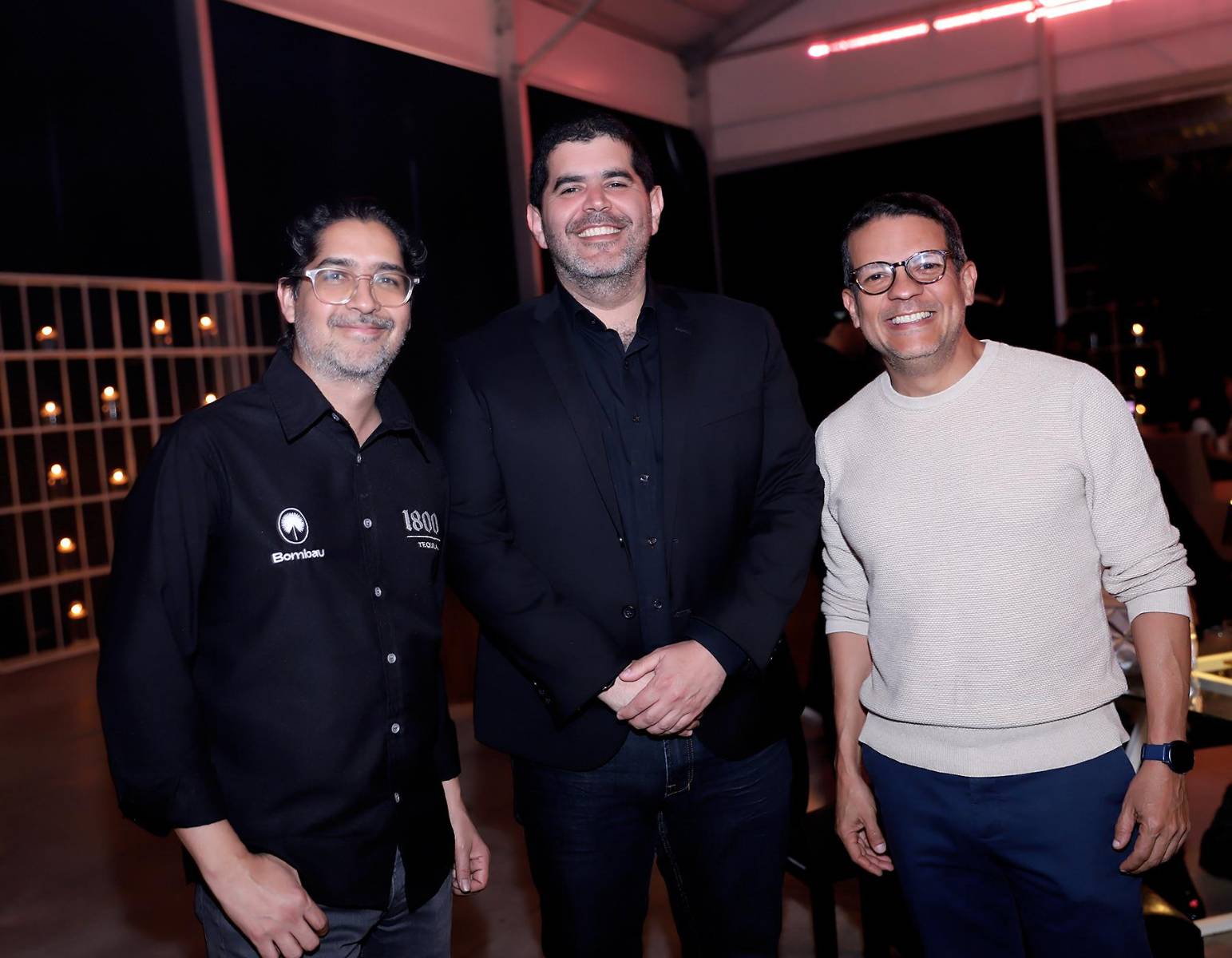 Roberto Cantero, Richie Abedrabbo y Alejandro Trochez.