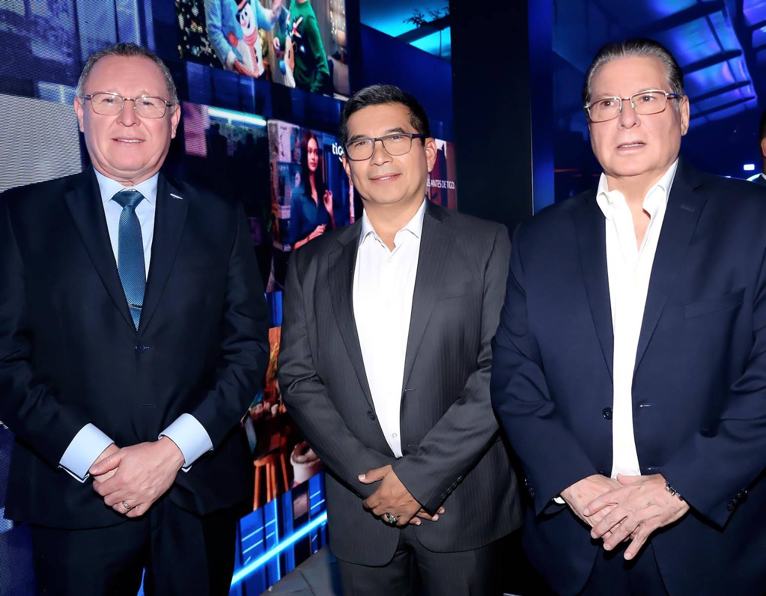Gerson Velásquez, Edwin Galeas y David Matamoros. 