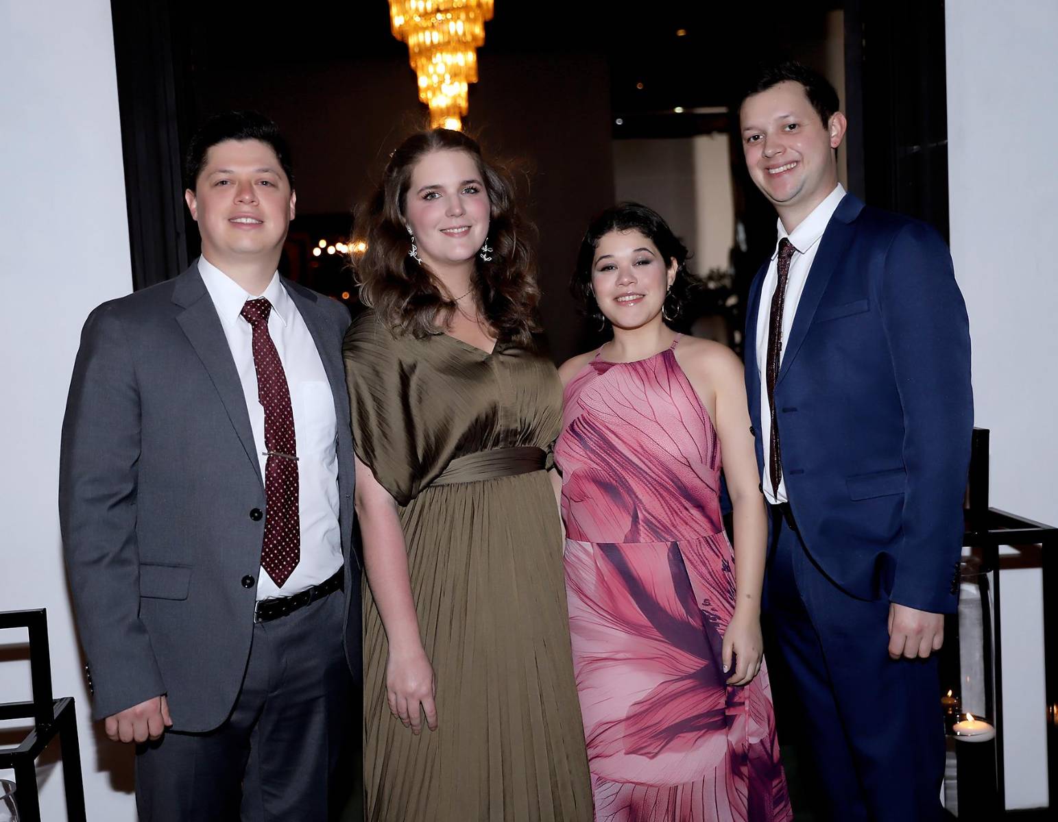 Daniel Seidel, Veronika Antal, Yohana Seidel y Lukas Leikauf