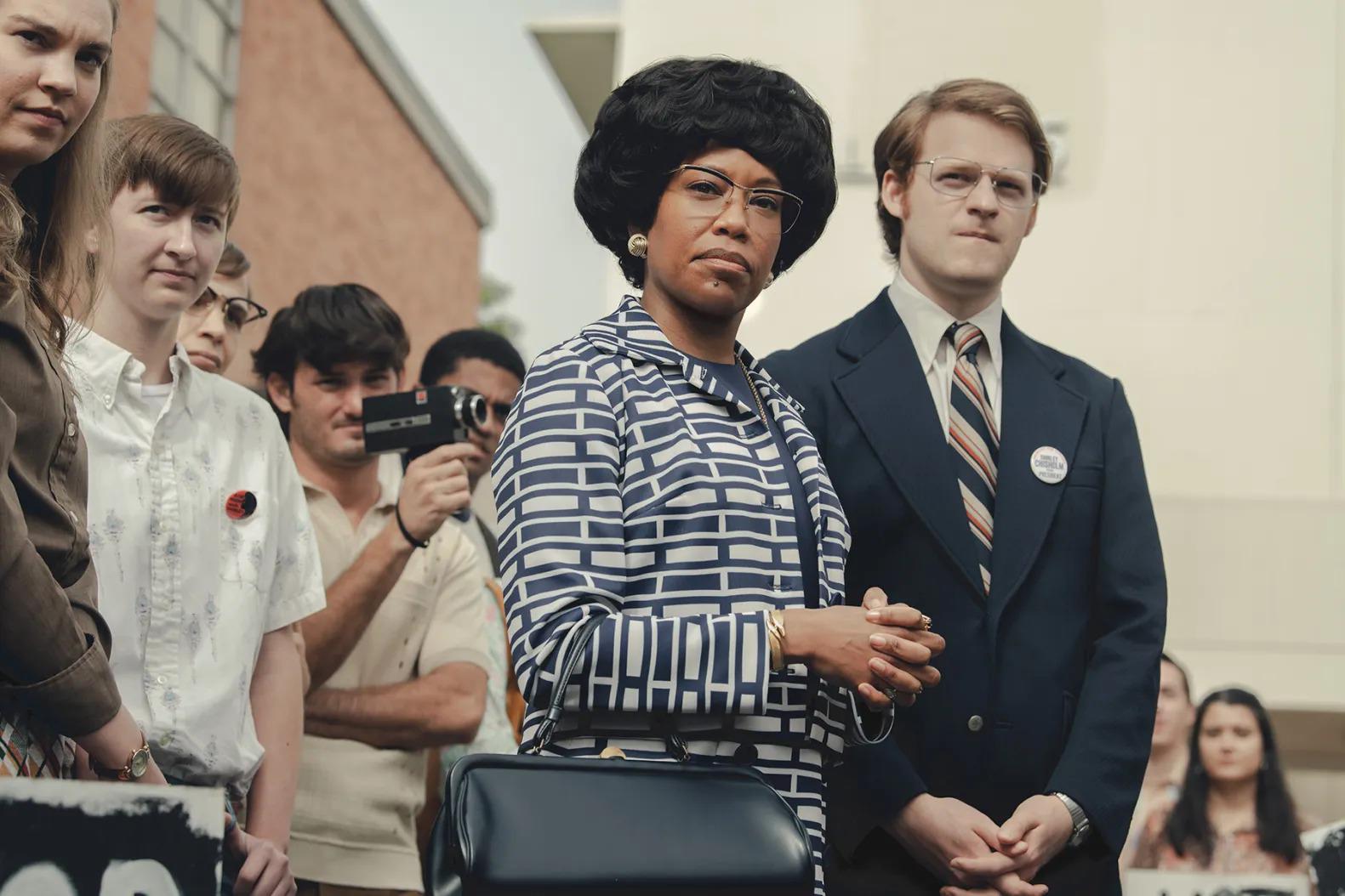 Shirley - 22 de marzo. Un drama que retrata la historia de Shirley Chisholm, la primera congresista negra en EE. UU., y su transgresora campaña presidencial de 1972.