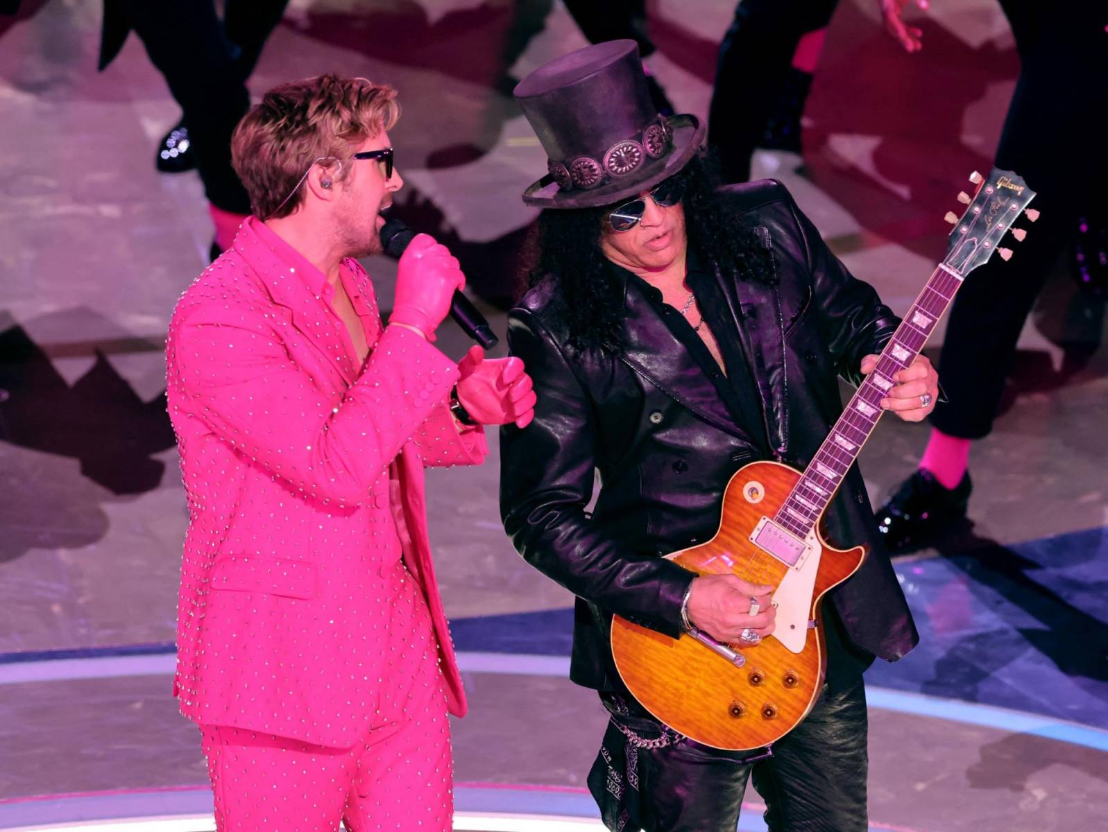 Ryan y el legendario guitarrista Slash