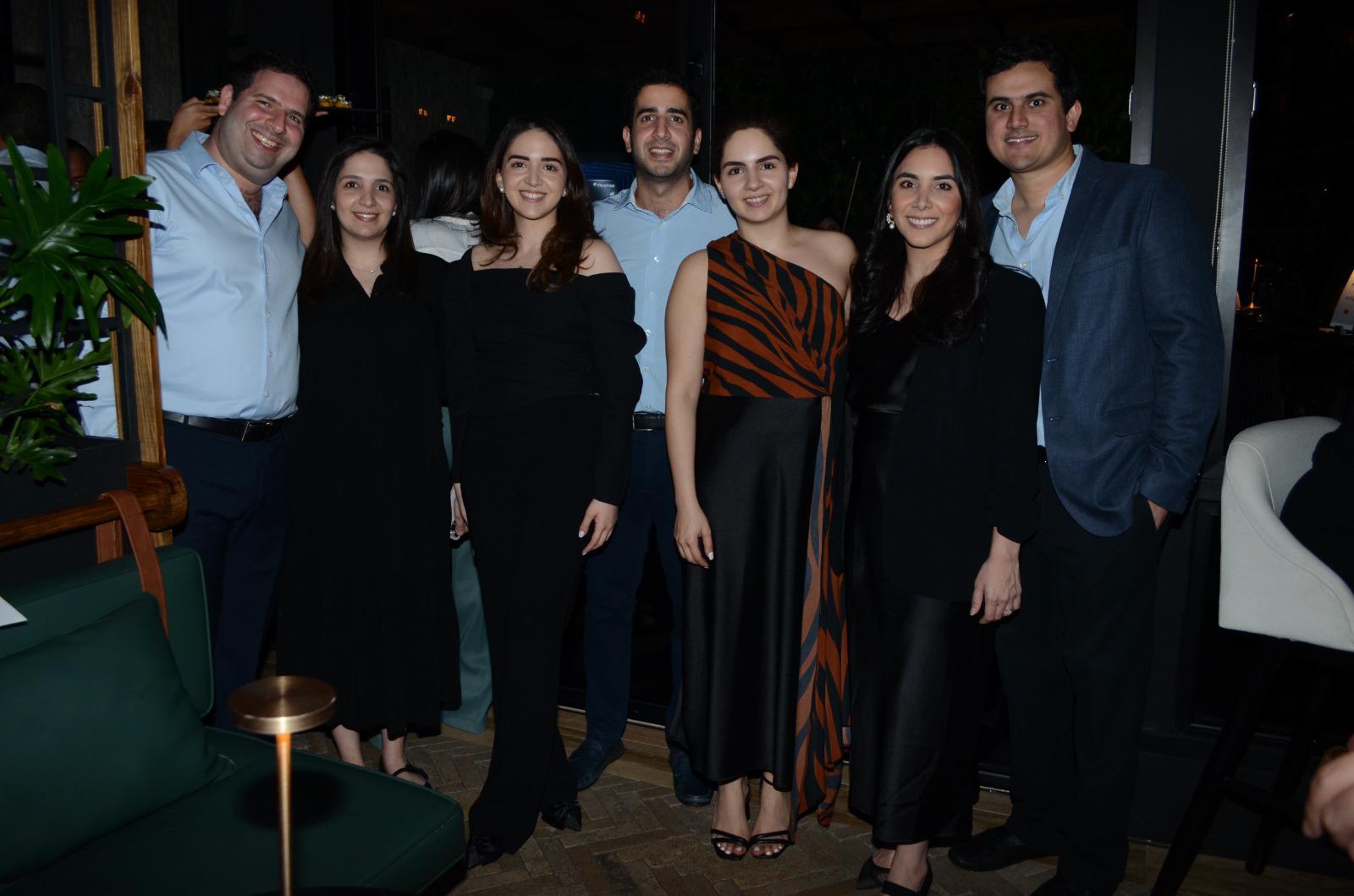 Roger Sabat, lorette Sabat, Diana mourra, Rodrigo Faraj, Elizabeth Mourra, Victoria Panayotti y Jorge Panayotti