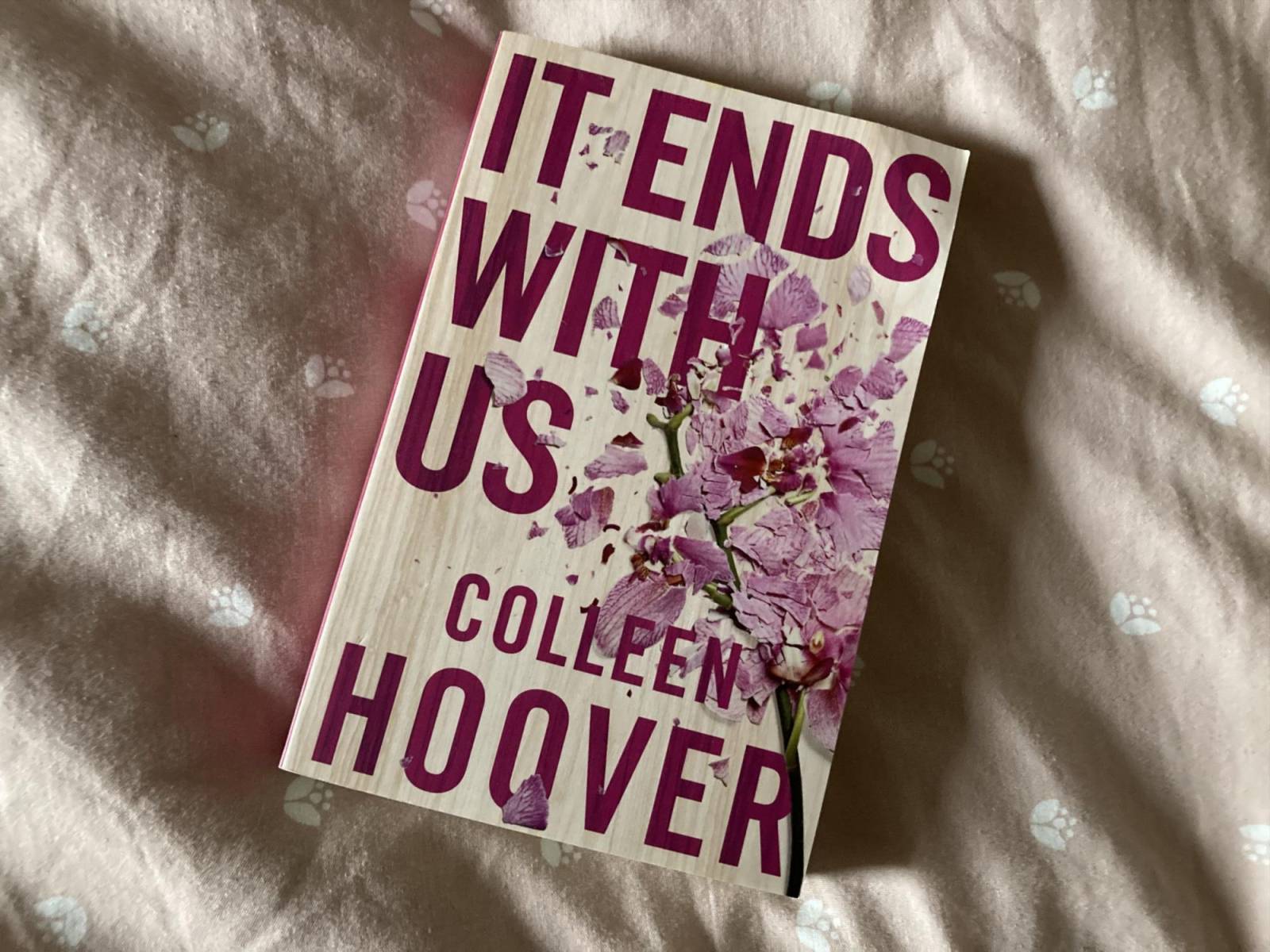 It Ends With Us de Colleen Hoover.Collen Hoover tiene el poder de crear historias hermosas y al mismo tiempo desgarradoras, y este libro no es la excepción. It Ends With Us cuenta la vida de Lily Bloom, quien se mudó a Boston para crear su propio negocio. Ahí conoce a Ryle Kincaid, un neurocirujano que pone su mundo de cabeza. Mientras estés leyendo este libro sentirás una montaña rusa de emociones, especialmente por cómo se desarrolla la relación entre los protagonistas. ¡Pero no podrás soltarlo! Muy recomendado, 10/10. 
