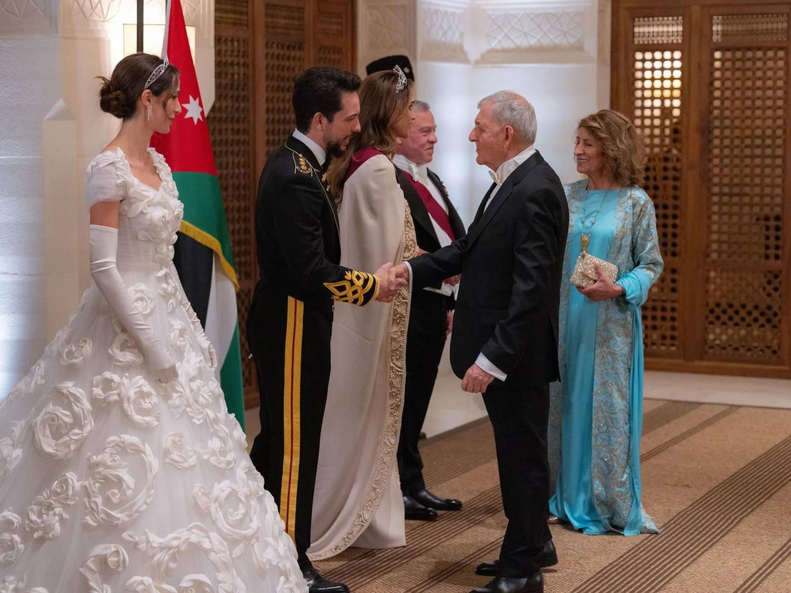 Banquete de bodas del príncipe Hussein de Jordania y Rajwa al-Saif