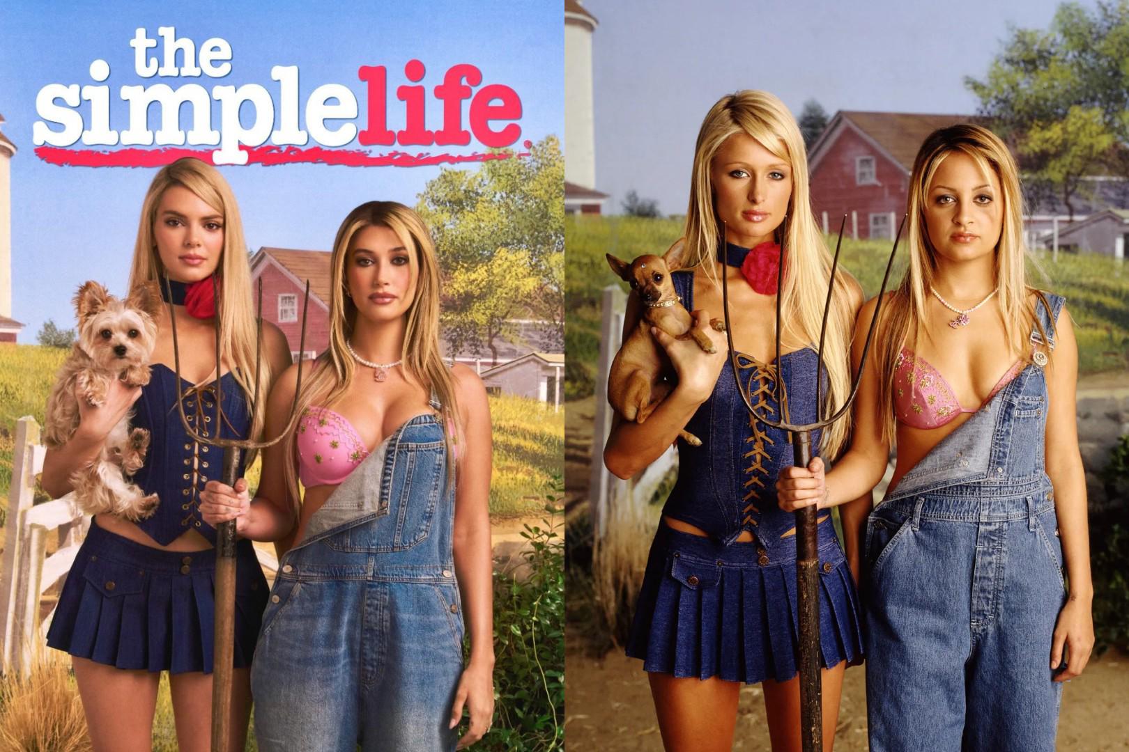 Kendall and Hailey: vistieron como Paris Hilton y Nicole Richie en su reality show The Simple Life. 