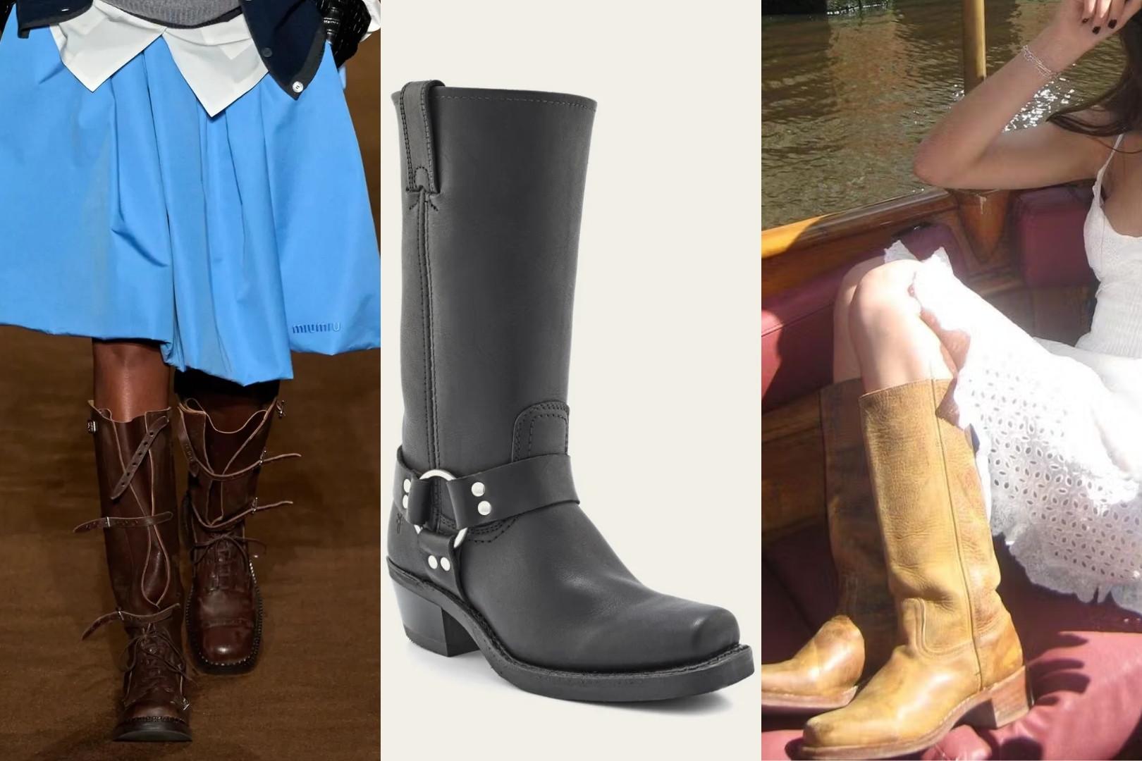 El regreso de las botas biker o frye boots es, sin duda, una de las tendencias más emocionantes de esta temporada. Con su diseño robusto y actitud rebelde, estas botas son el calzado ideal para los amantes de experimentar con un estilo fearless que desafía las normas.