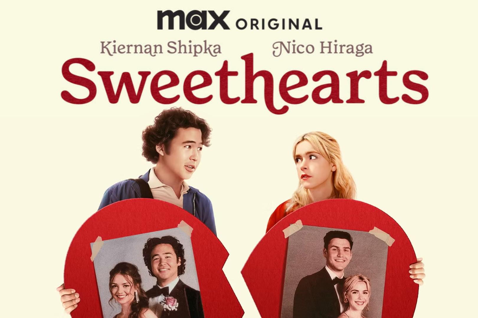 <b>Sweethearts</b>Disponible en Max desde el 28 de noviembre. Dos estudiantes universitarios de primer año intentan terminar con su relación de secundaria antes de Acción de Gracias.