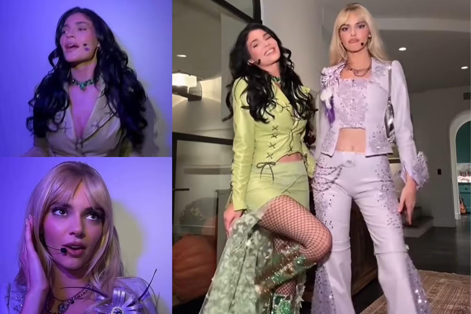 Kendall y Kyie Jenner: Las hermanas usaron disfraces inspirados en la película de Lizzie Mcguire. 