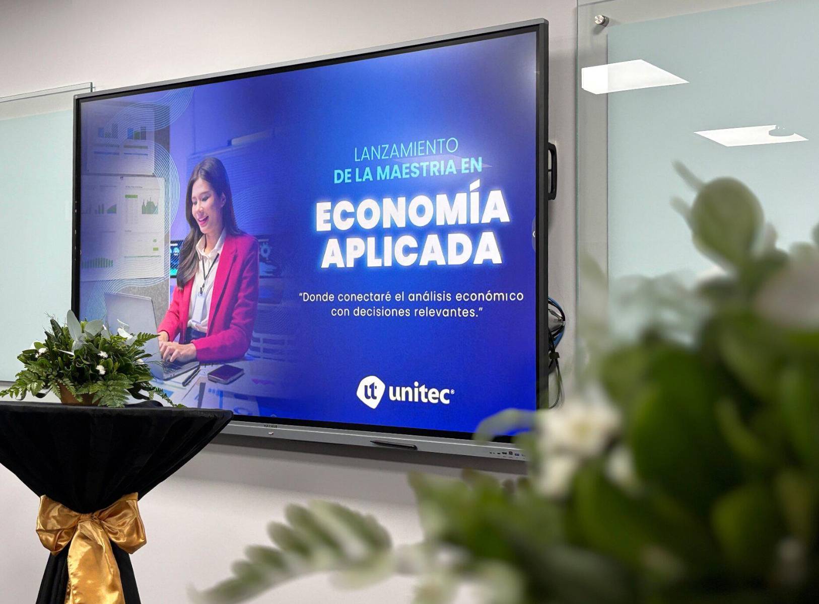 UNITEC lanza su nueva Maestría en Economía Aplicada
