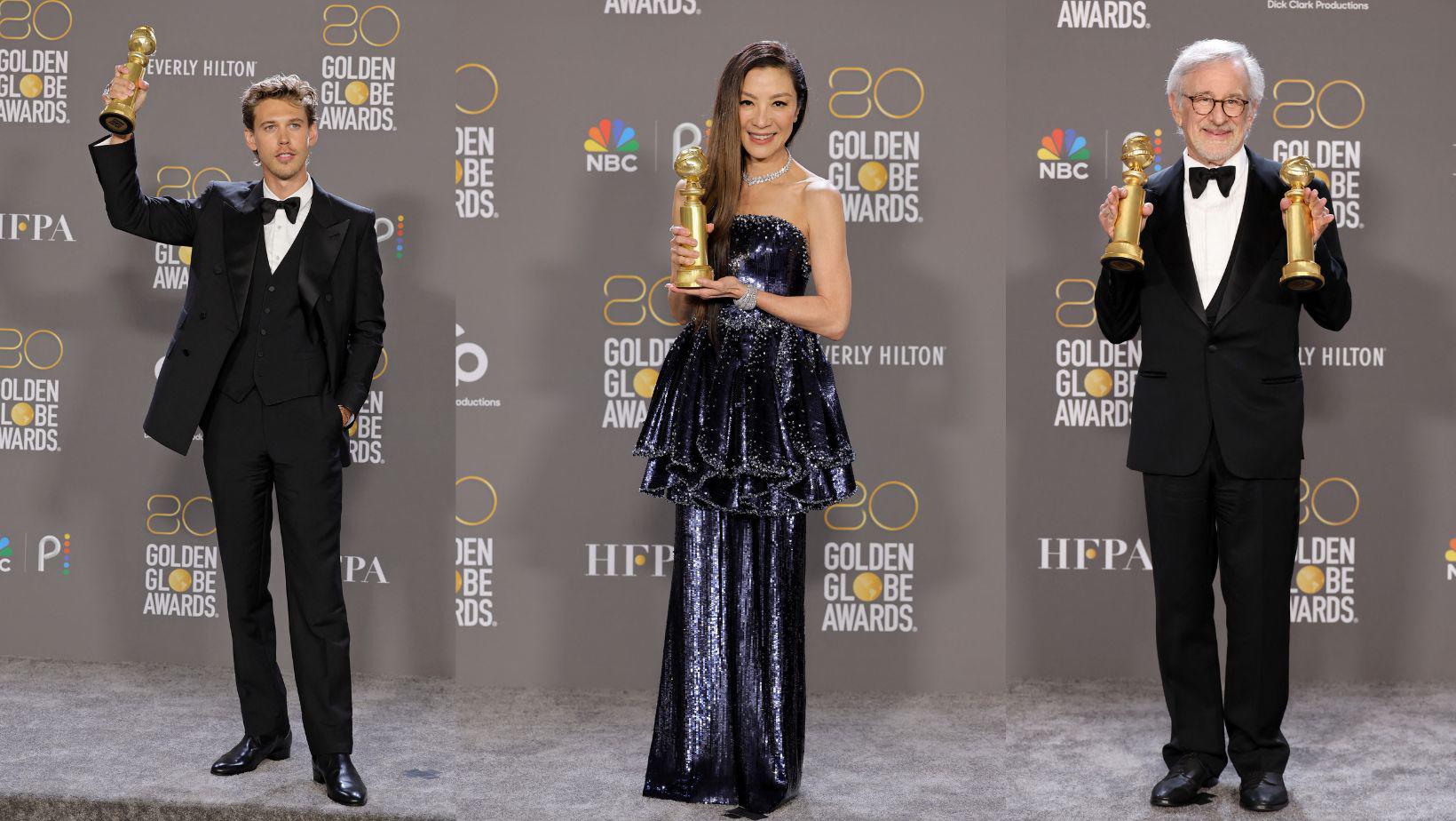 En una gala discreta, marcada por ciertas ausencias, la 80 edición de los Golden Globe Awards premió a lo mejor del cine y la televisión de 2022. ¡A continuación la lista completa de ganadores!