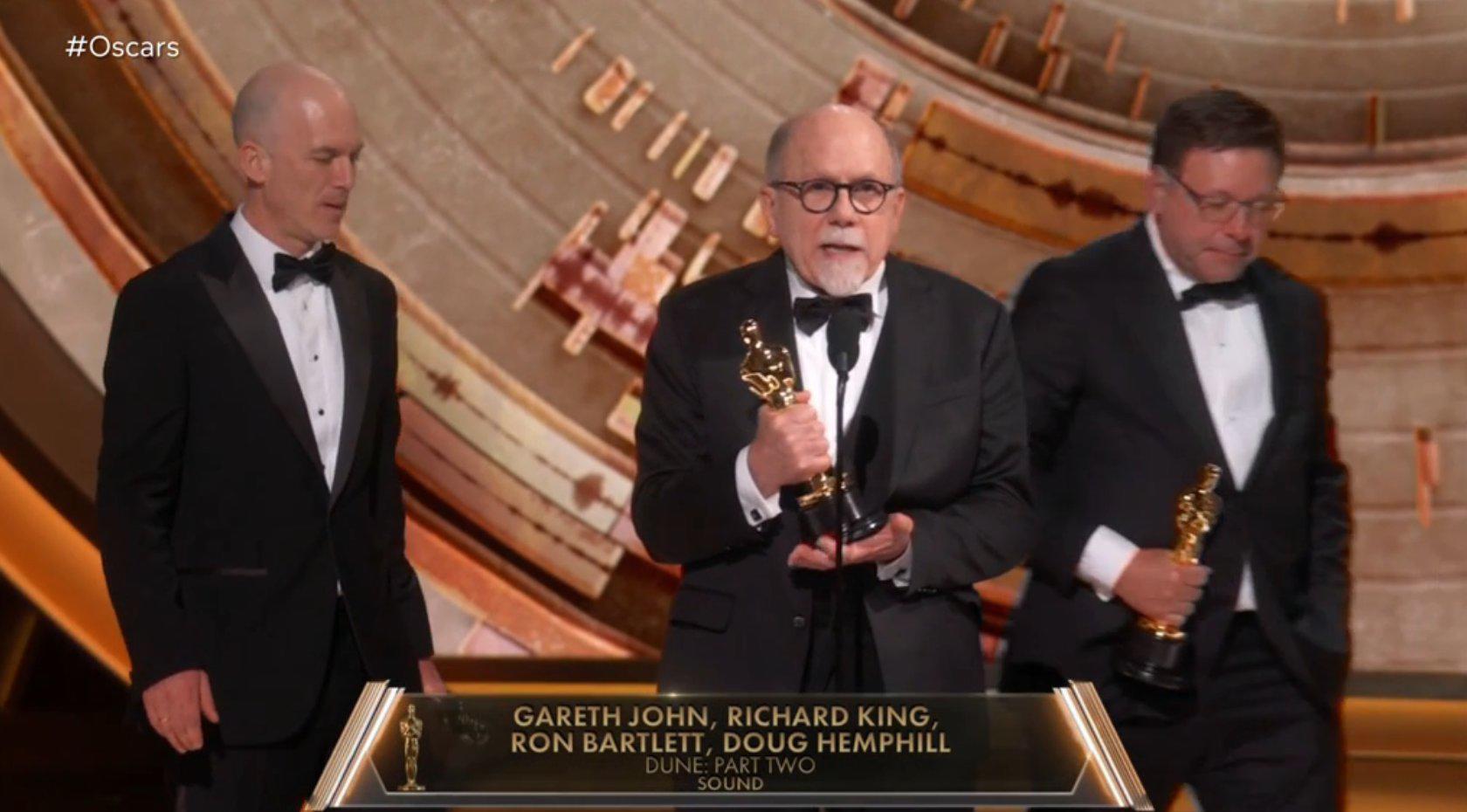 <i>Dune: Part Two</i> arrasa con los premios a Mejores Efectos Visuales y Sonido.