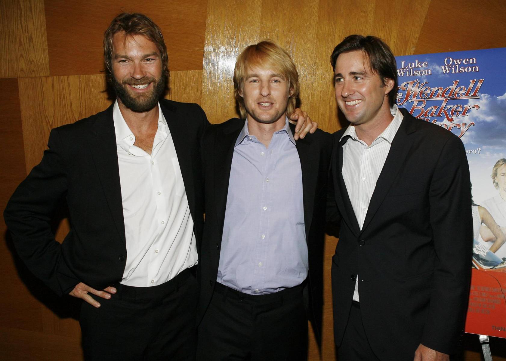 Luke, Andrew y Owen WilsonTres hermanos de Texas que accidentalmente se convirtieron en estrellas. 