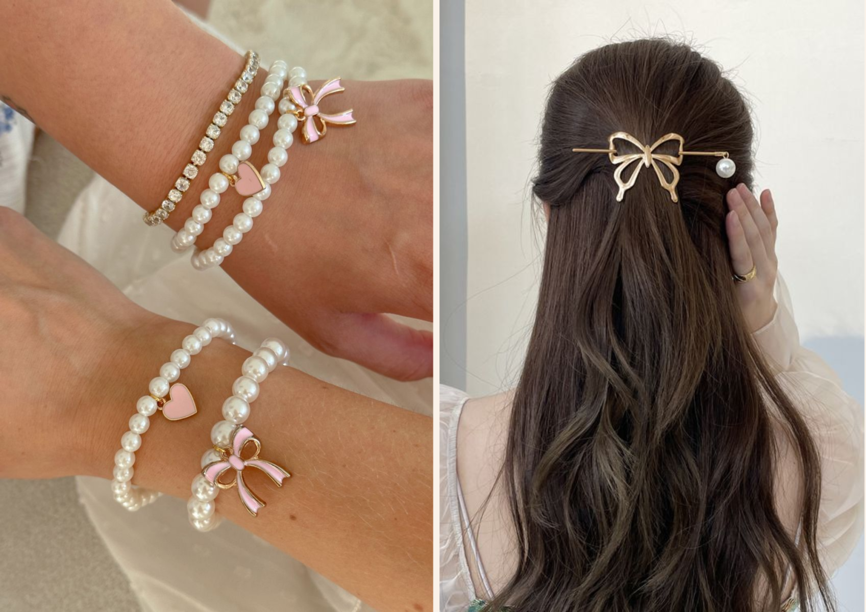 <b>Accesorios</b>Utiliza todos los accesorios femeninos y delicados que te gusten en pocas cantidades y lindas combinaciones. Los anillos, pulseras y prendedores para tu cabello son una gran opción. 