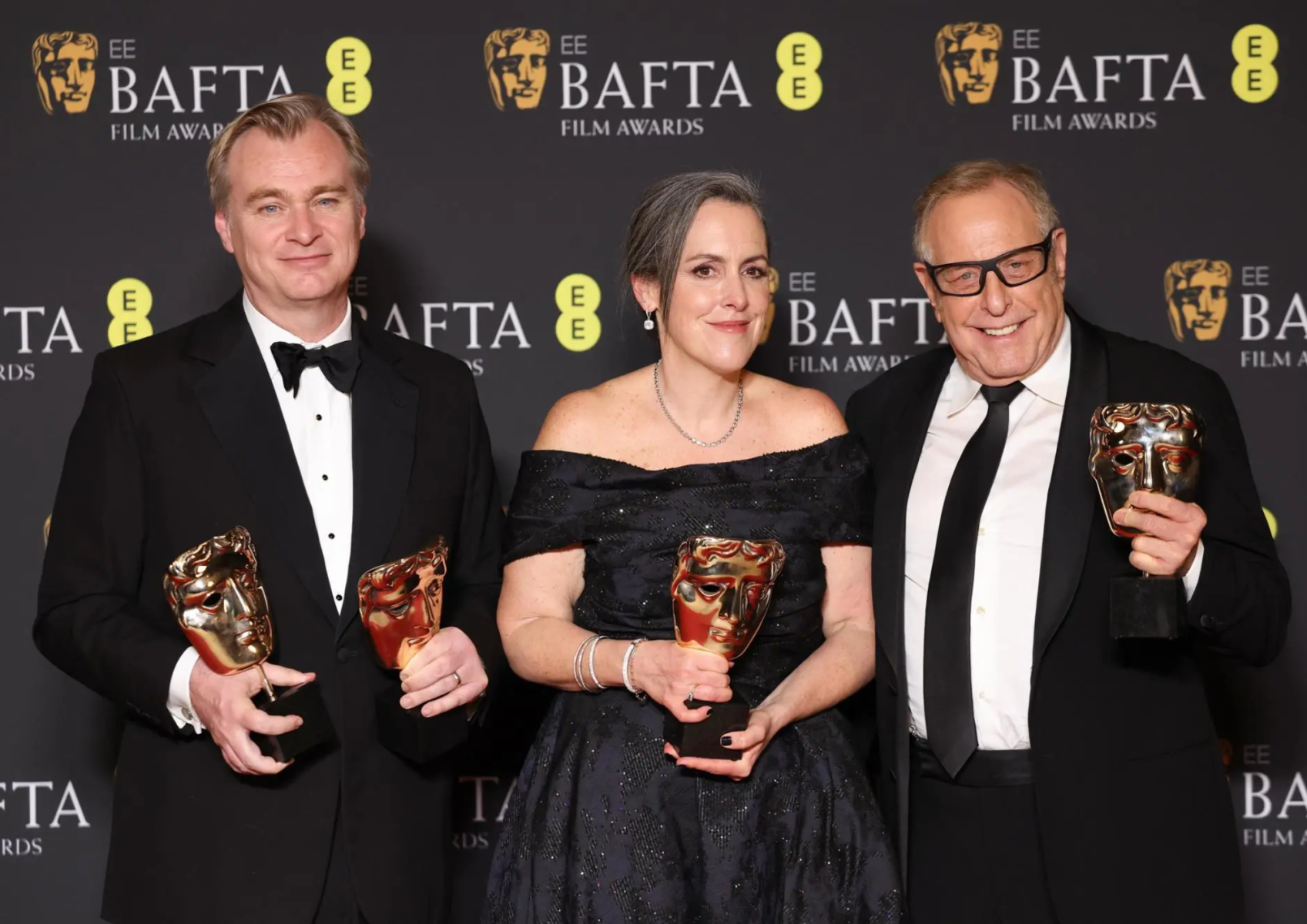 <b>Oppenheimer</b>, ganadora de 7 premios, incluyendo la tan codiciada categoría “Mejor Película”.