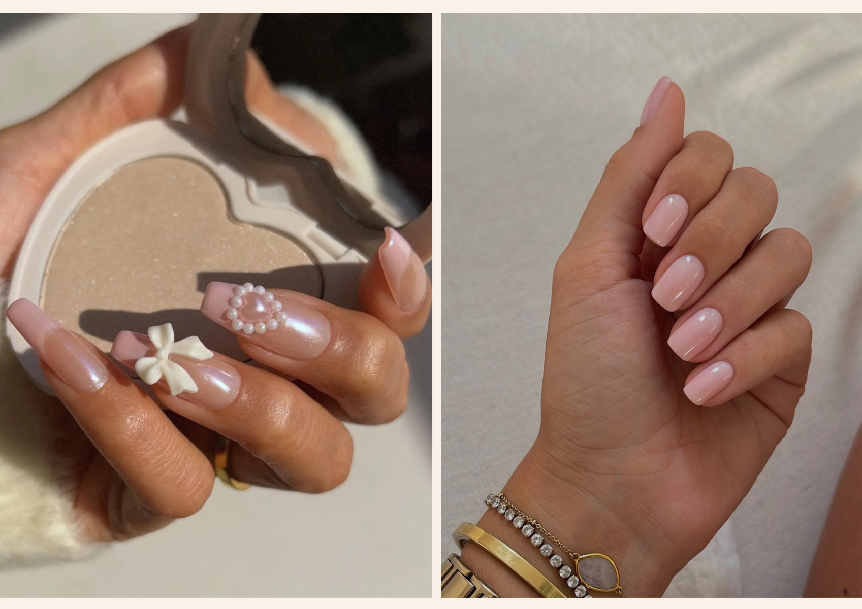 <b>Manicura delicada</b>Opta por utilizar tonos rosas o nude que se vean sofisticados. Algo que distingue a una chica “coquette” es andar con una manicura que evoque sutileza y delicadez.