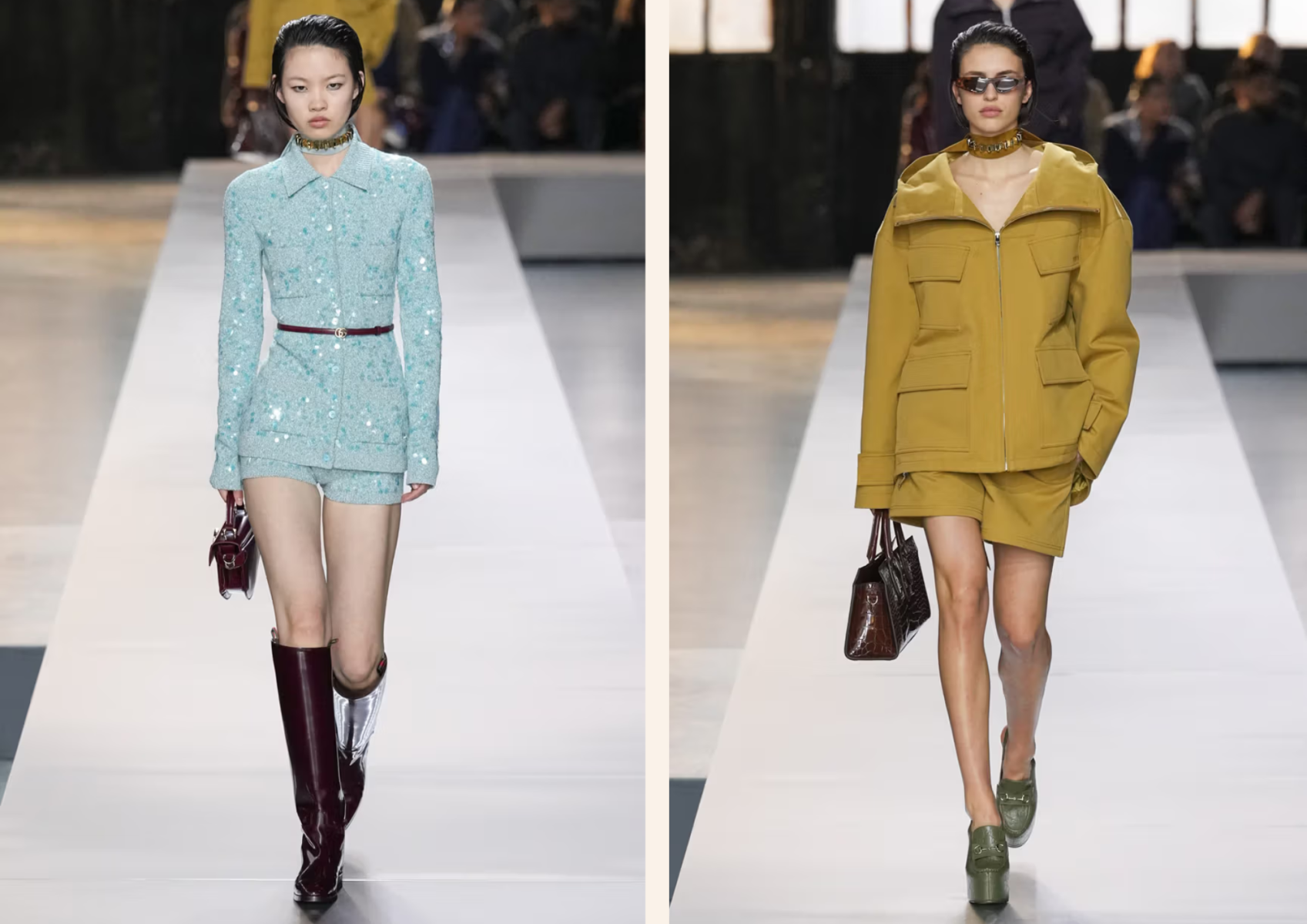 Gucci presenta su colección femenina de otoño/invierno 2024 en Milán