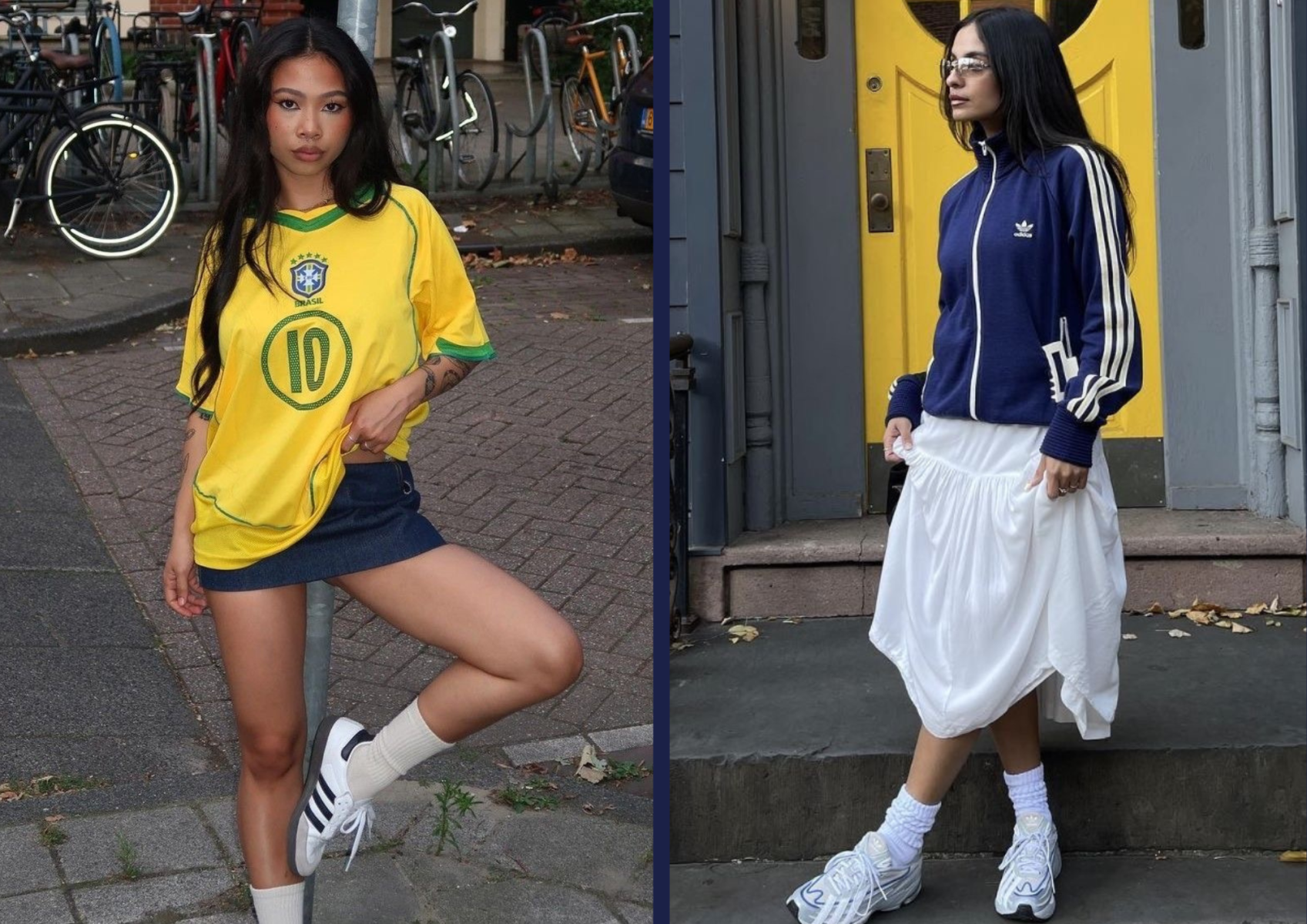 Las <b>sudaderas y jerseys deportivos </b>son prendas esenciales en esta tendencia: no solo son versátiles, también brindan mucha comodidad. ¡Saca la camisa de tu equipo favorito del clóset!