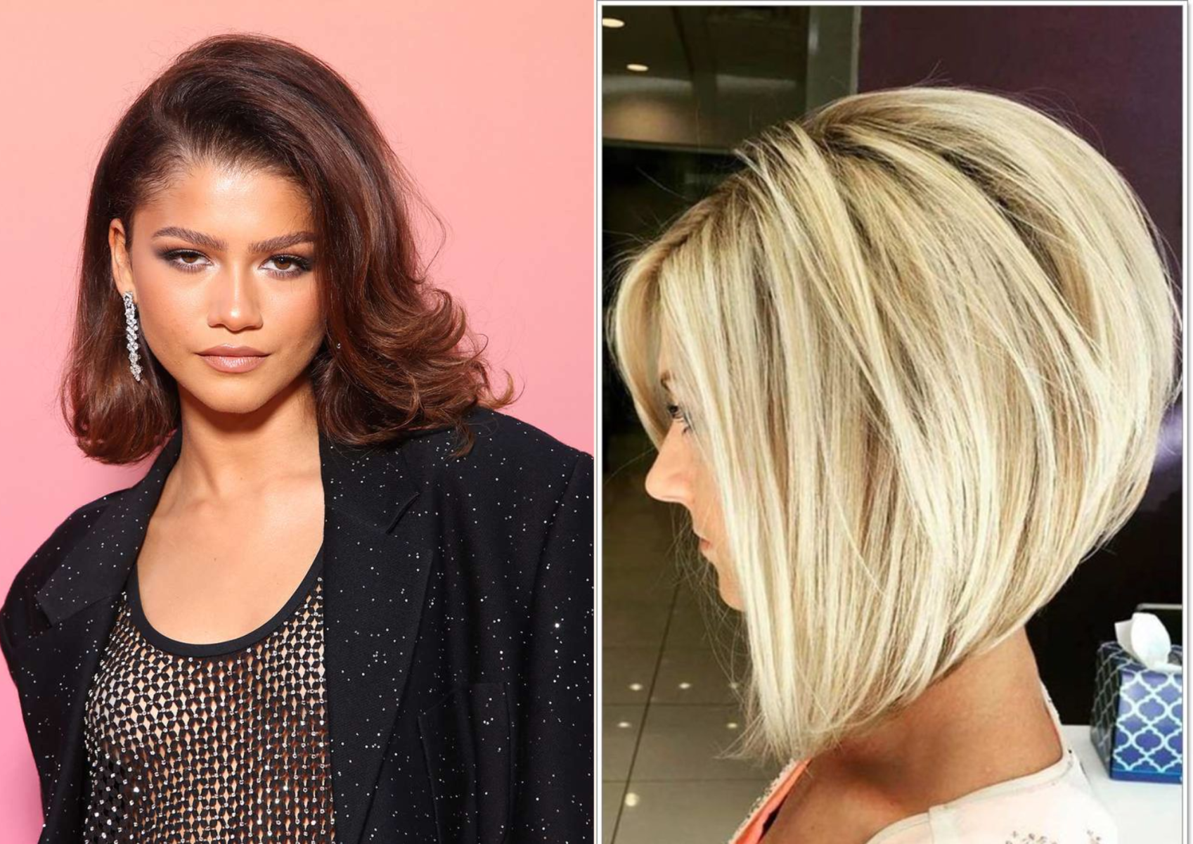 Bob Cortoes un estilo moderno y atrevido que se caracteriza por ser corto en la parte posterior y más largo en la parte delantera, creando una forma angular que enmarca el rostro. Por lo general, el cabello se corta a la altura de la mandíbula o incluso más corto, lo que proporciona un aspecto fresco y juvenil. Este corte es fácil de peinar y mantener, y se puede personalizar con capas o flequillo para adaptarse a diferentes tipos de cabello y formas faciales, convirtiéndolo en una opción popular para aquellos que buscan un cambio de imagen audaz y contemporáneo. 