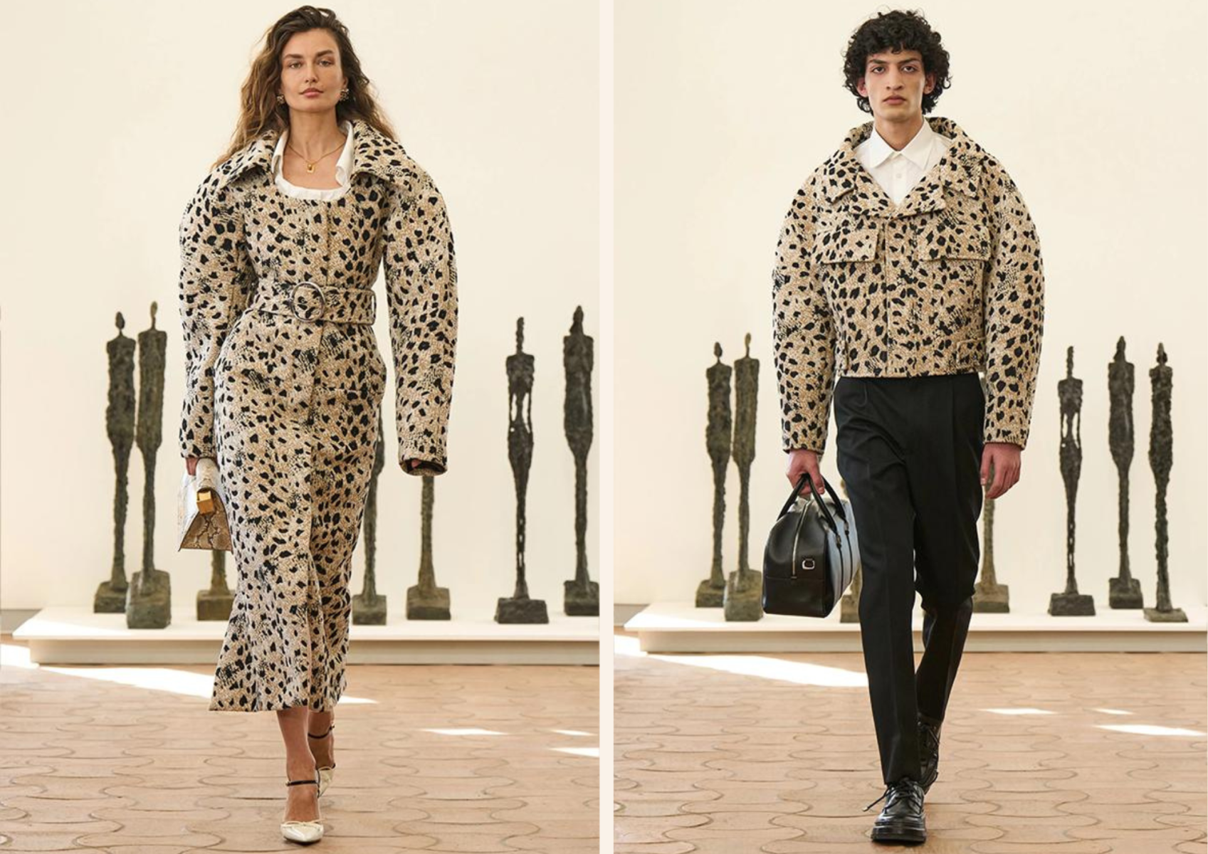 Abrigos y prendas con animal print. 