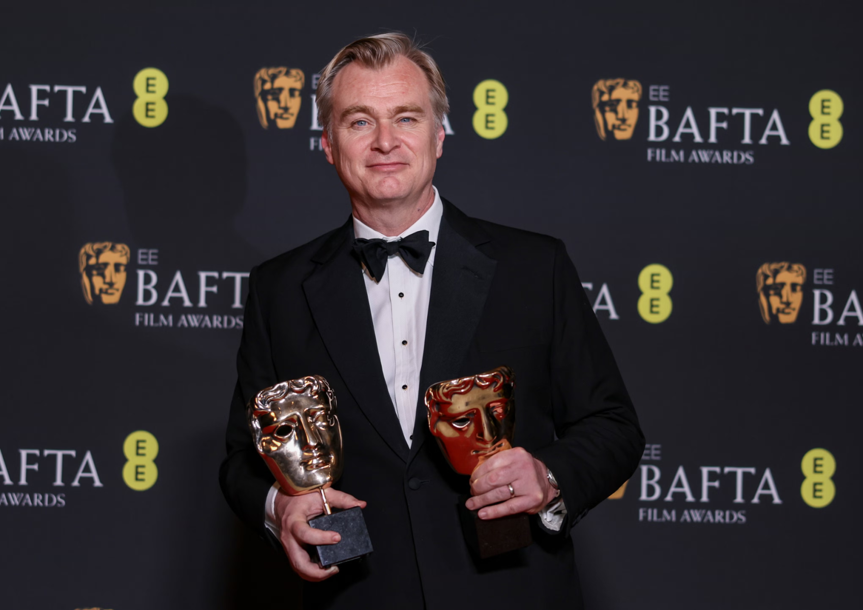 <b>Christopher Nolan</b>, ganador de la categoría “Mejor Director” con Oppenheimer.