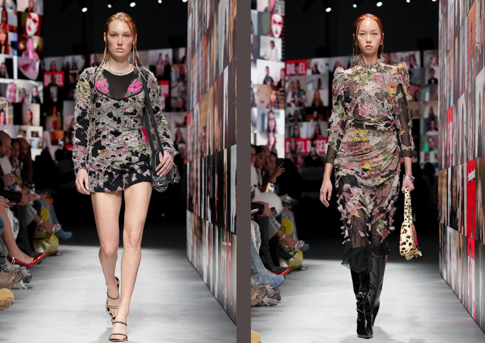 Acabados desgastados. Aportan una estética auténtica y siguen la tendencia moderna de ropa con aspecto deteriorado.