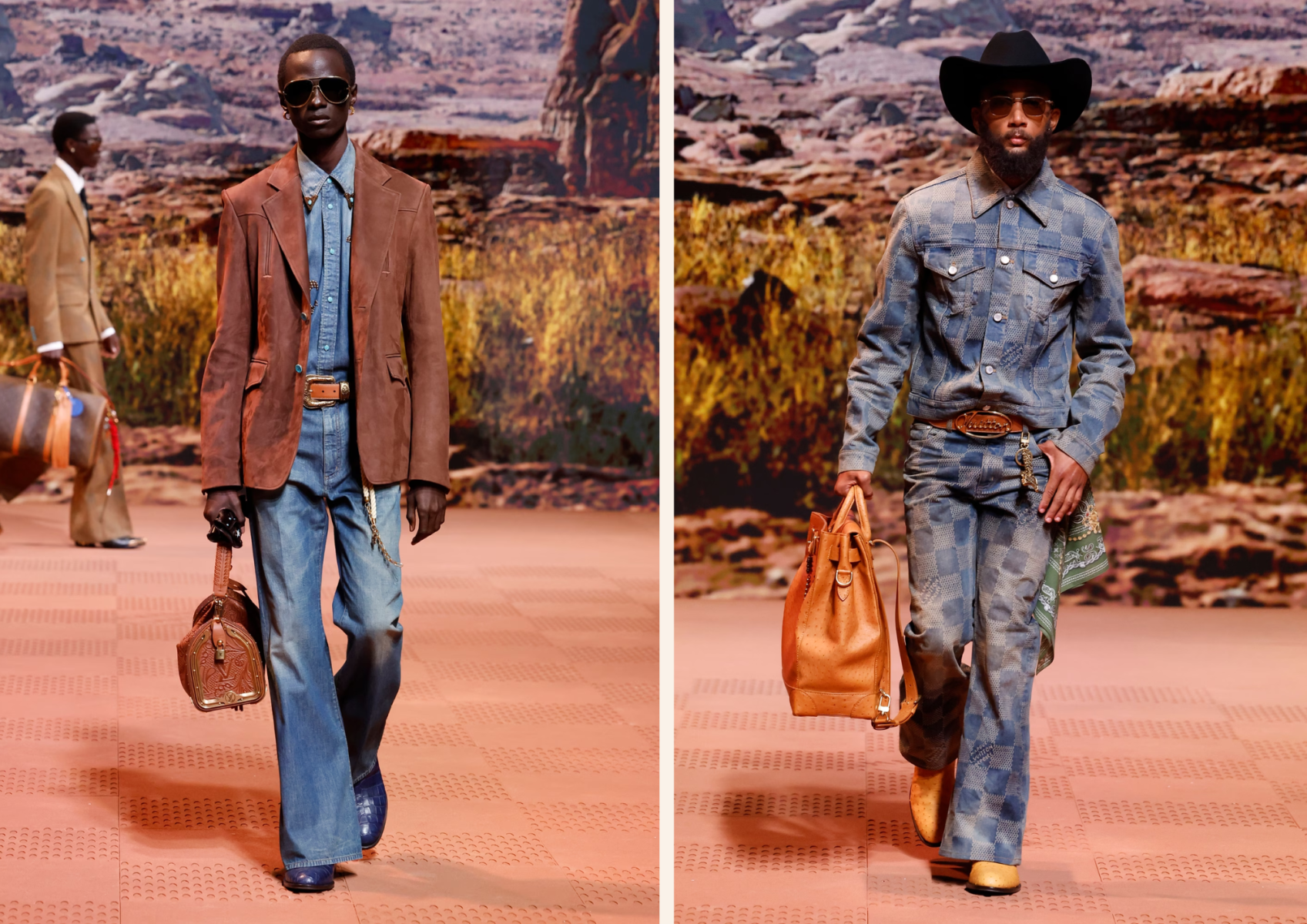 Denim, infaltable en la moda del oeste americano.