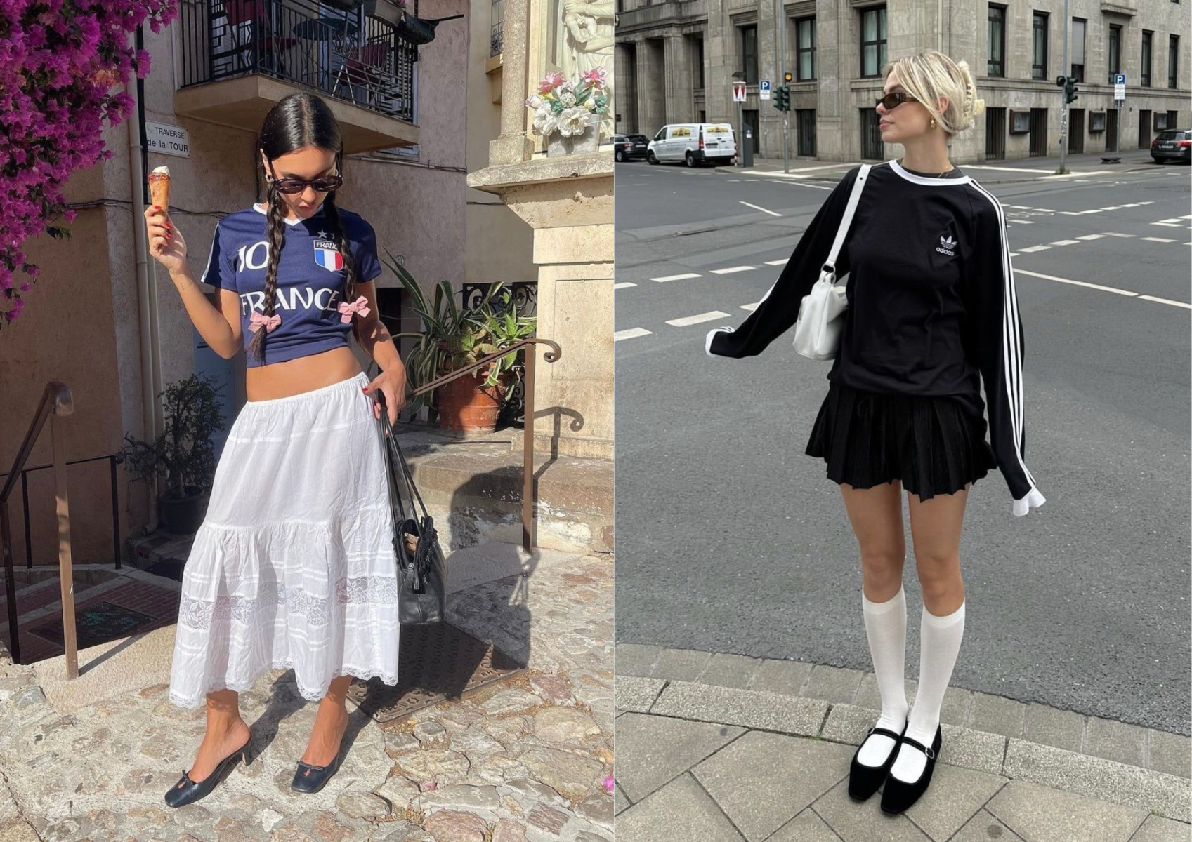 Otro elemento importante del Blokette Style son las <b>faldas</b>, que resaltan la parte la parte femenina y sofisticada de la tendencia.