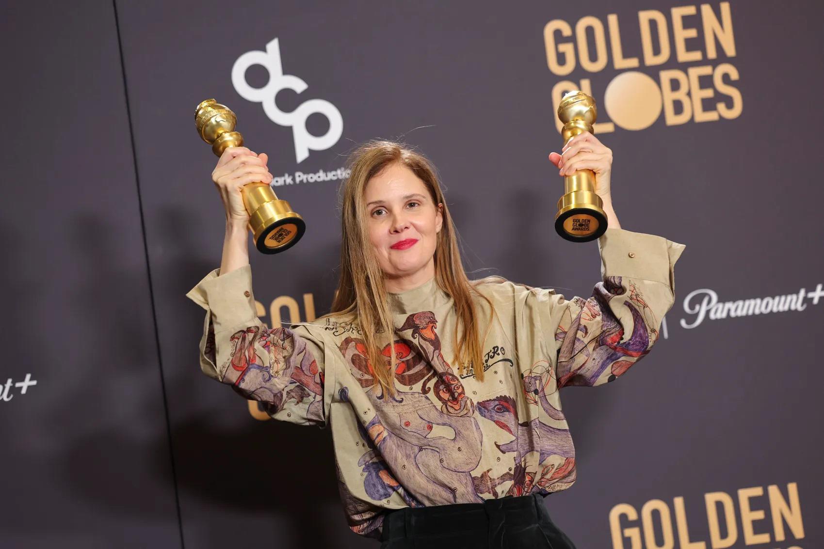 Mejor película en lengua no inglesa: <i>Anatomía de una caída</i> (Francia) dirigida por Justine Triet